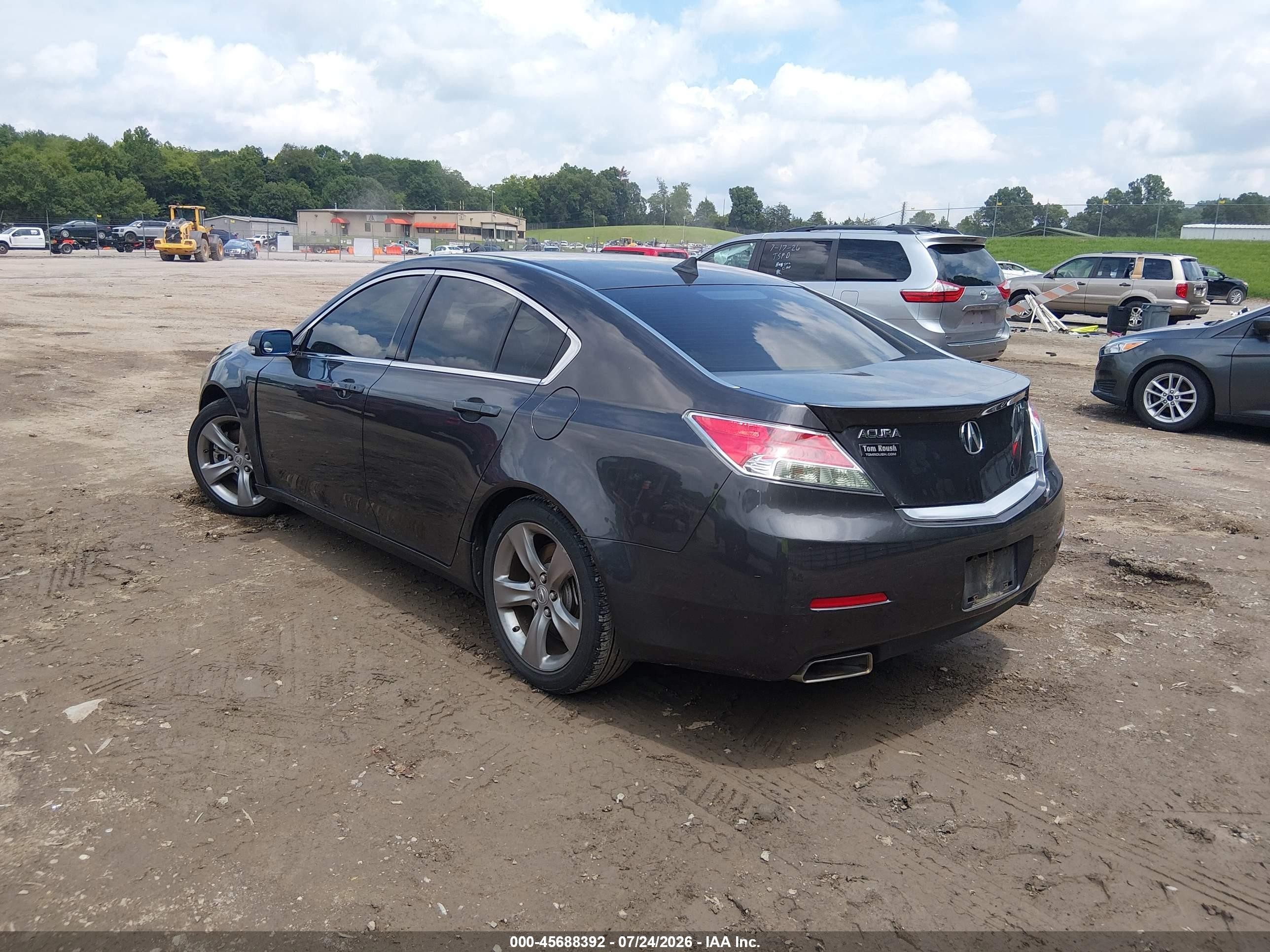2012 Acura Tl 3.5 Серый vin: 19UUA8F77CA020912