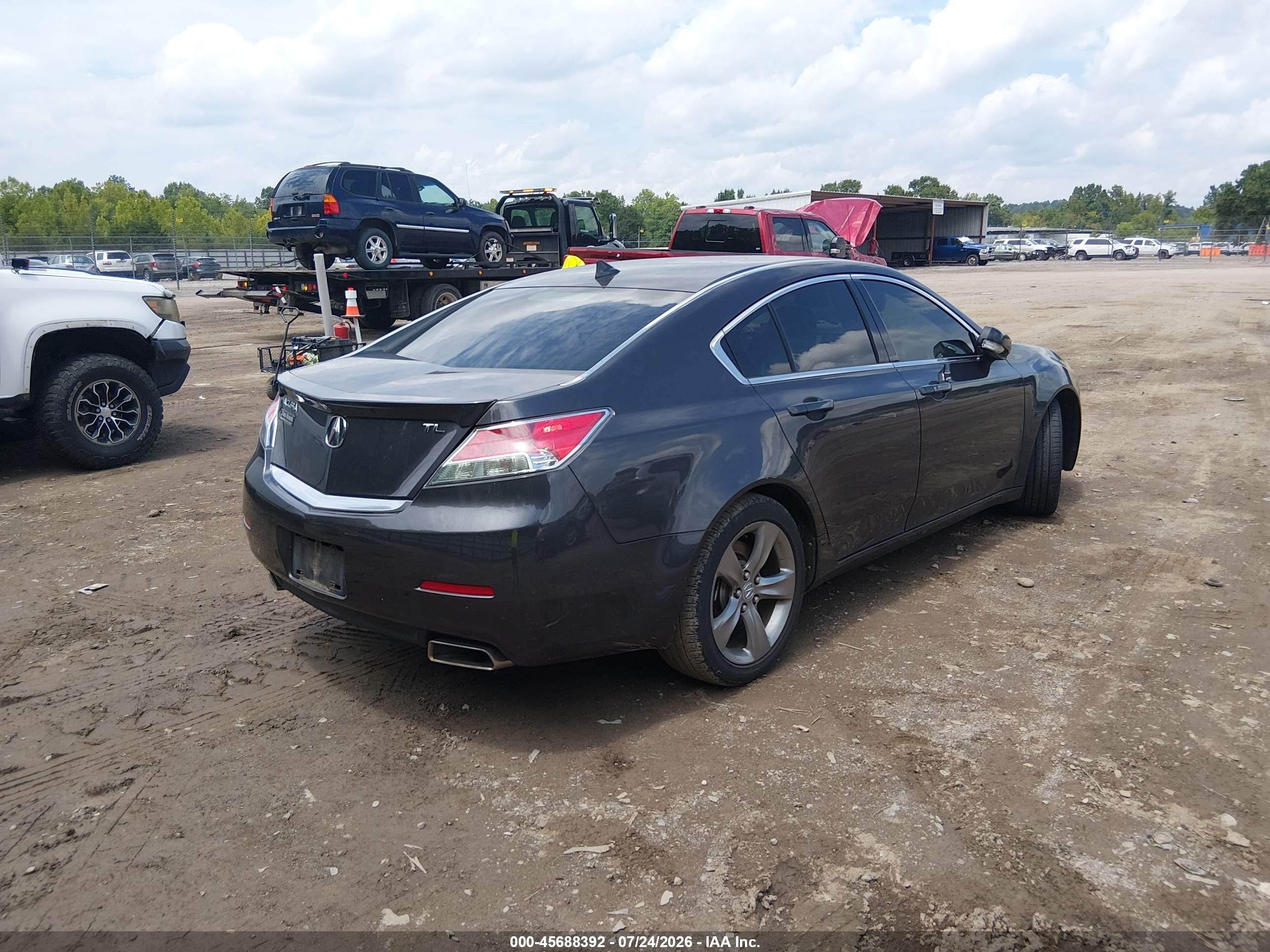 2012 Acura Tl 3.5 Серый vin: 19UUA8F77CA020912