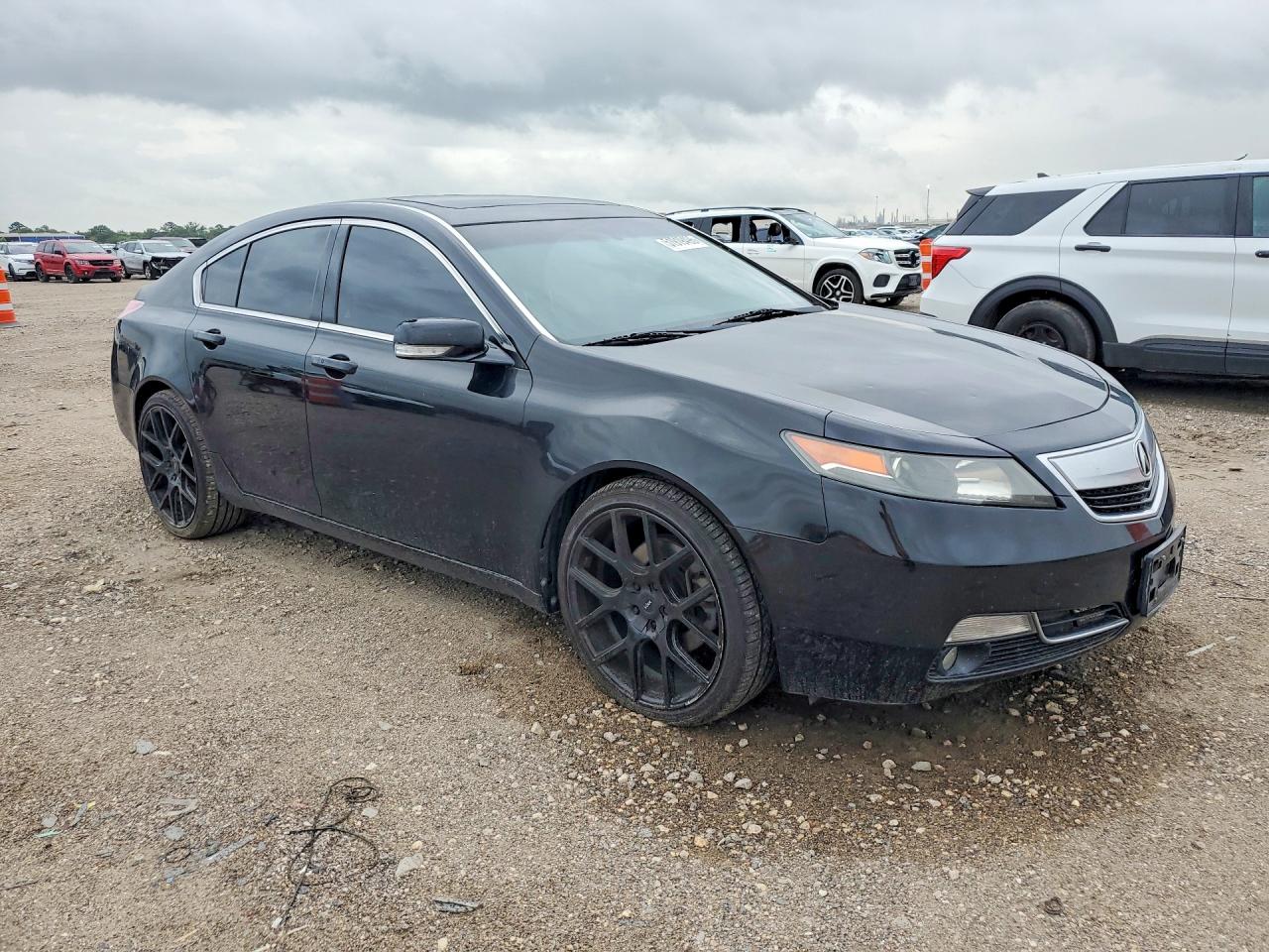 2012 Acura Tl Black vin: 19UUA8F77CA025897