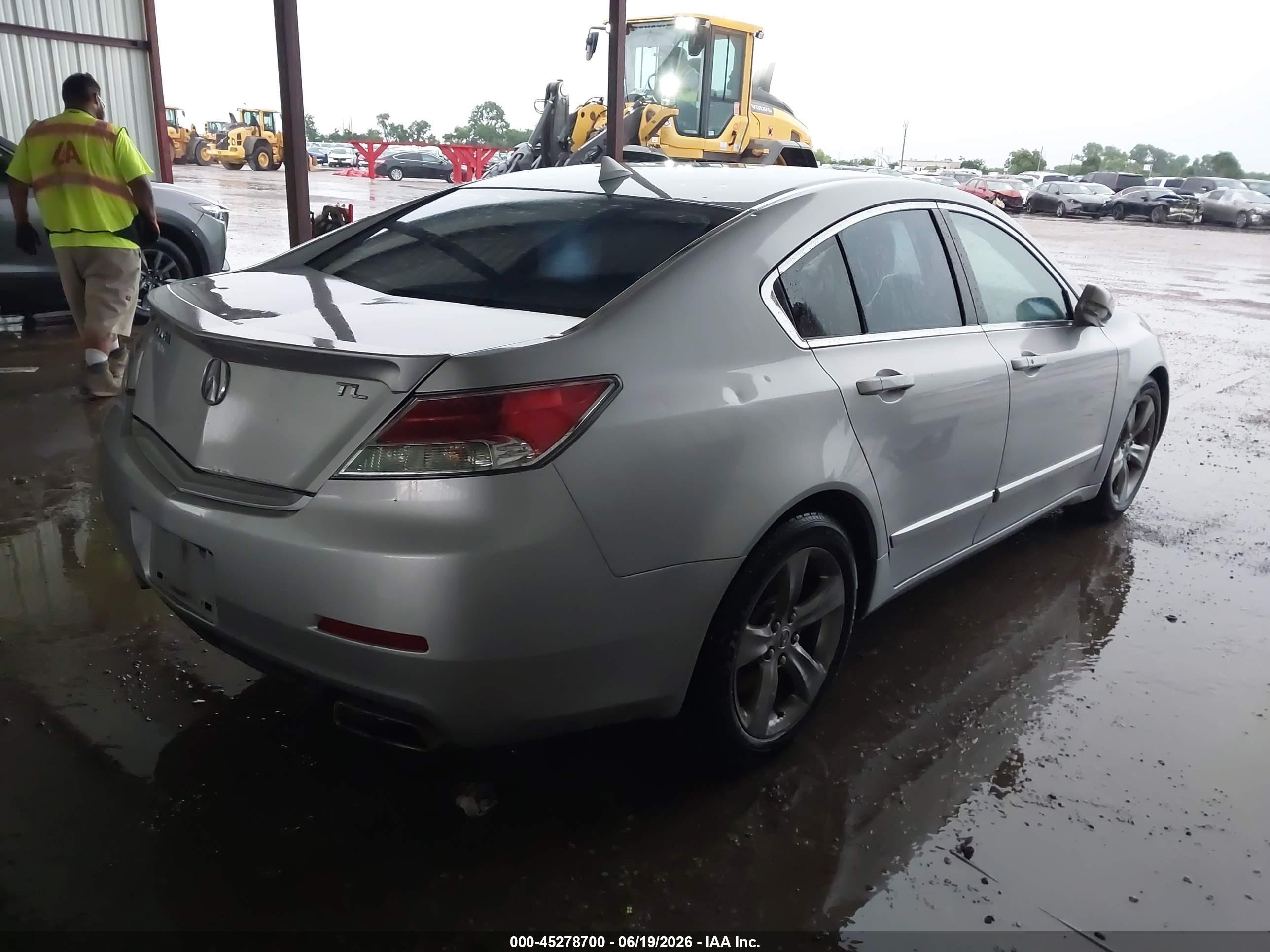 2012 Acura Tl 3.5 Silver vin: 19UUA8F79CA032348