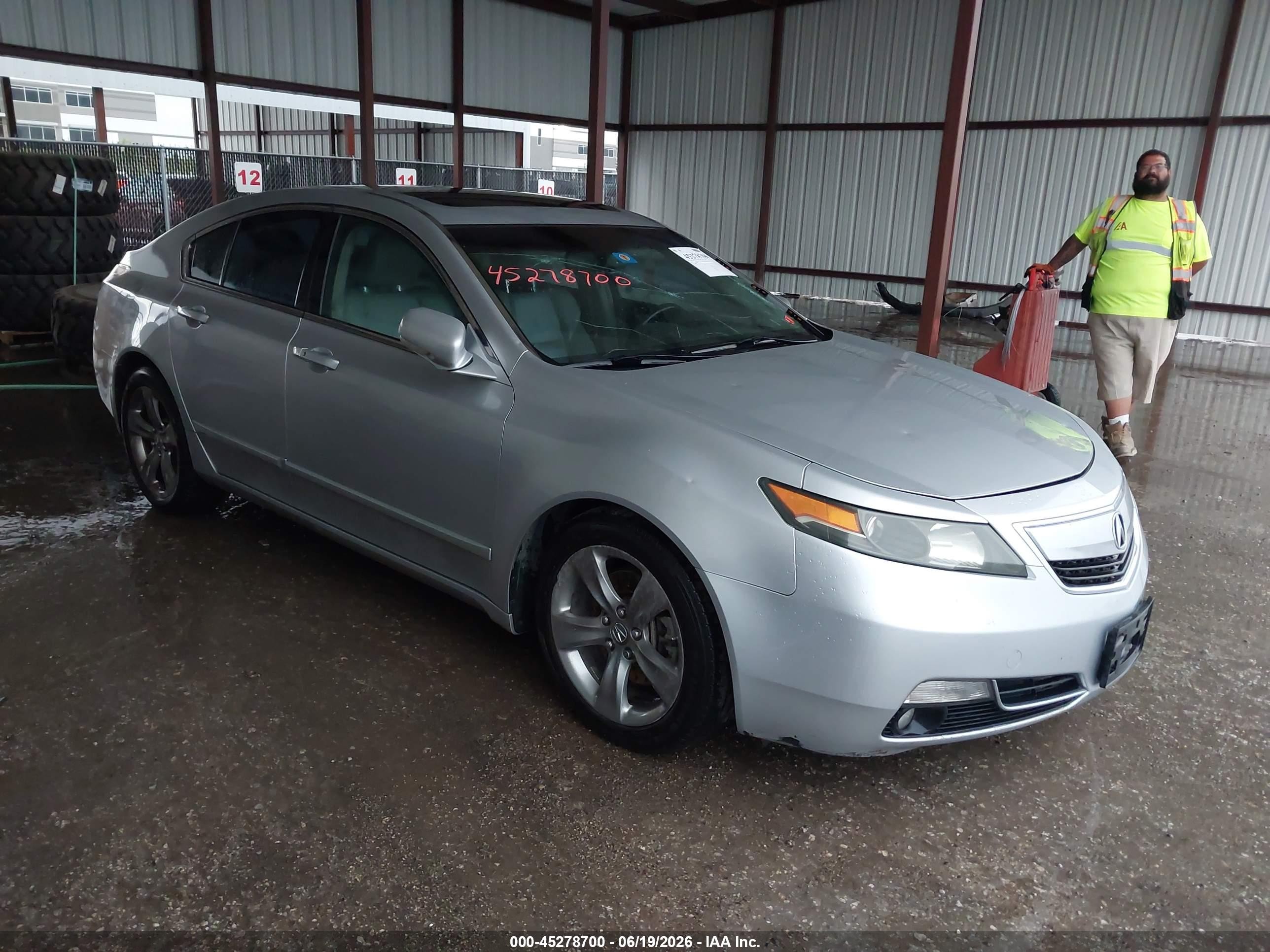 2012 Acura Tl 3.5 Silver vin: 19UUA8F79CA032348