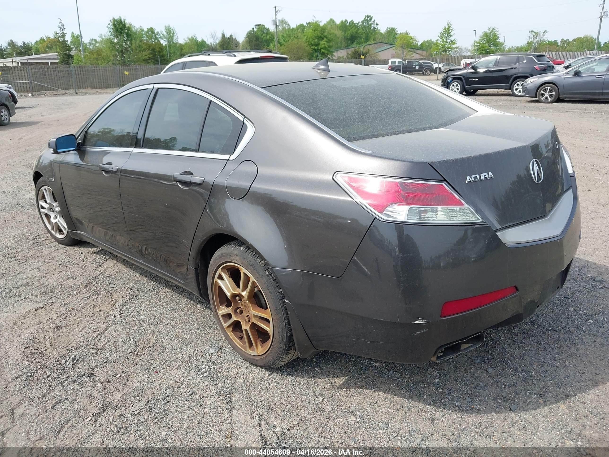 2009 Acura Tl 3.7 Gray vin: 19UUA96209A005154