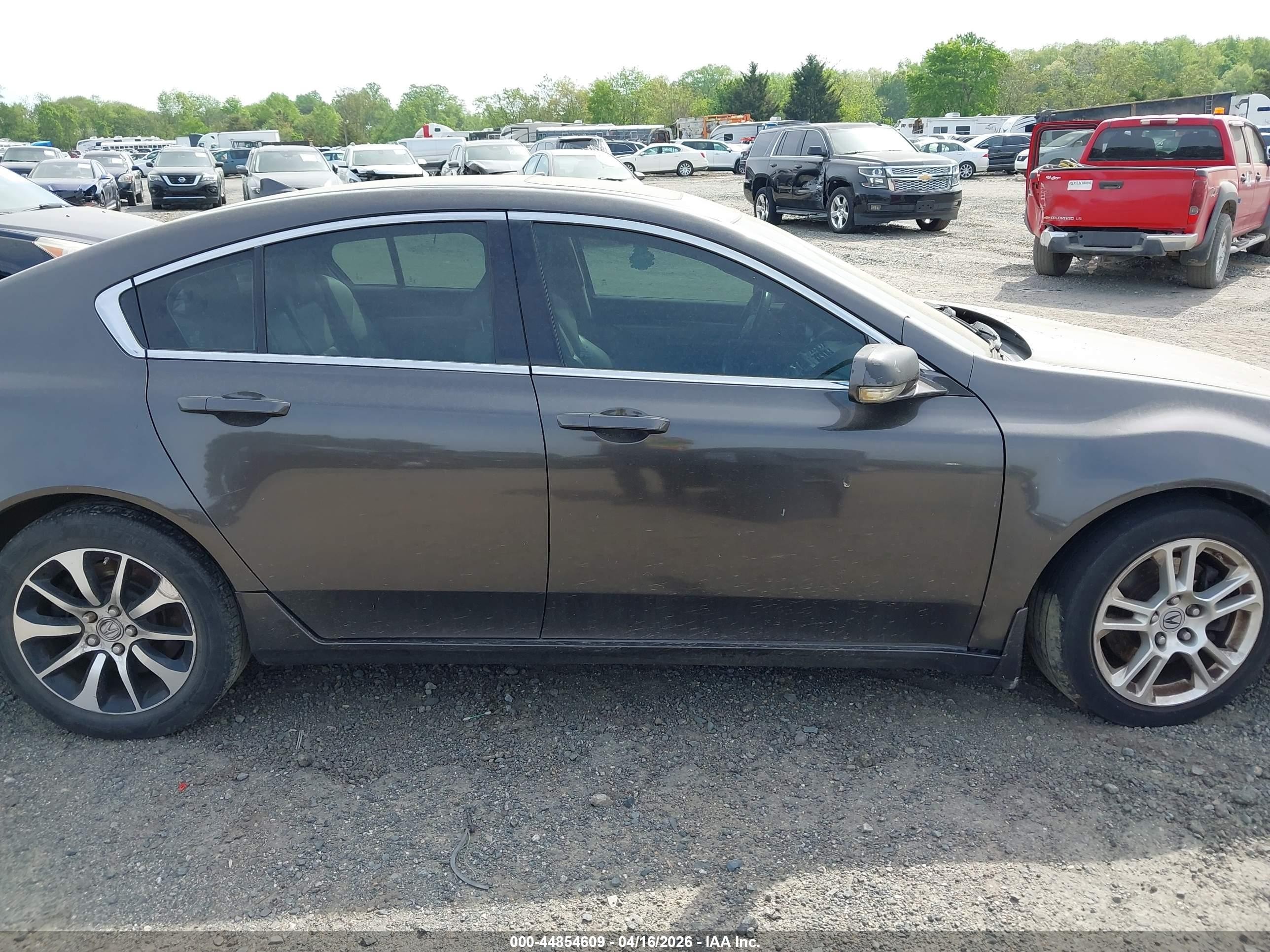 2009 Acura Tl 3.7 Gray vin: 19UUA96209A005154