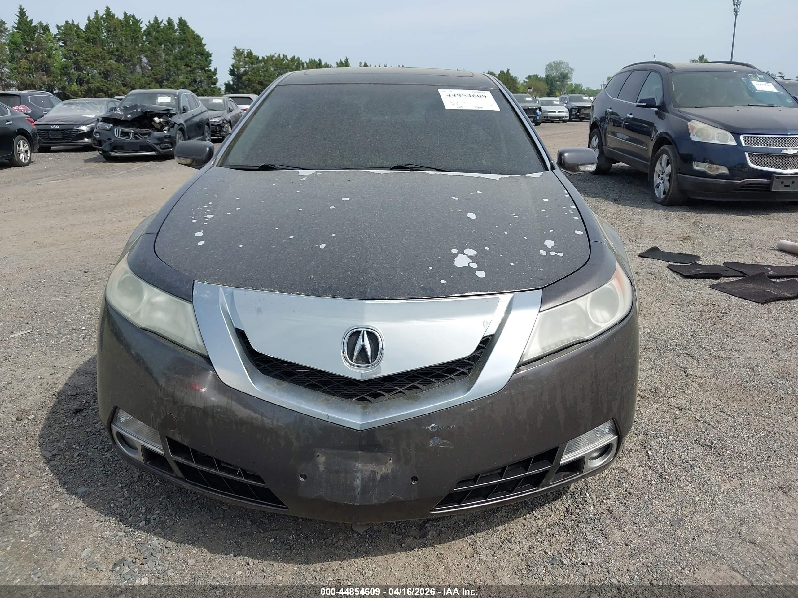 2009 Acura Tl 3.7 Gray vin: 19UUA96209A005154