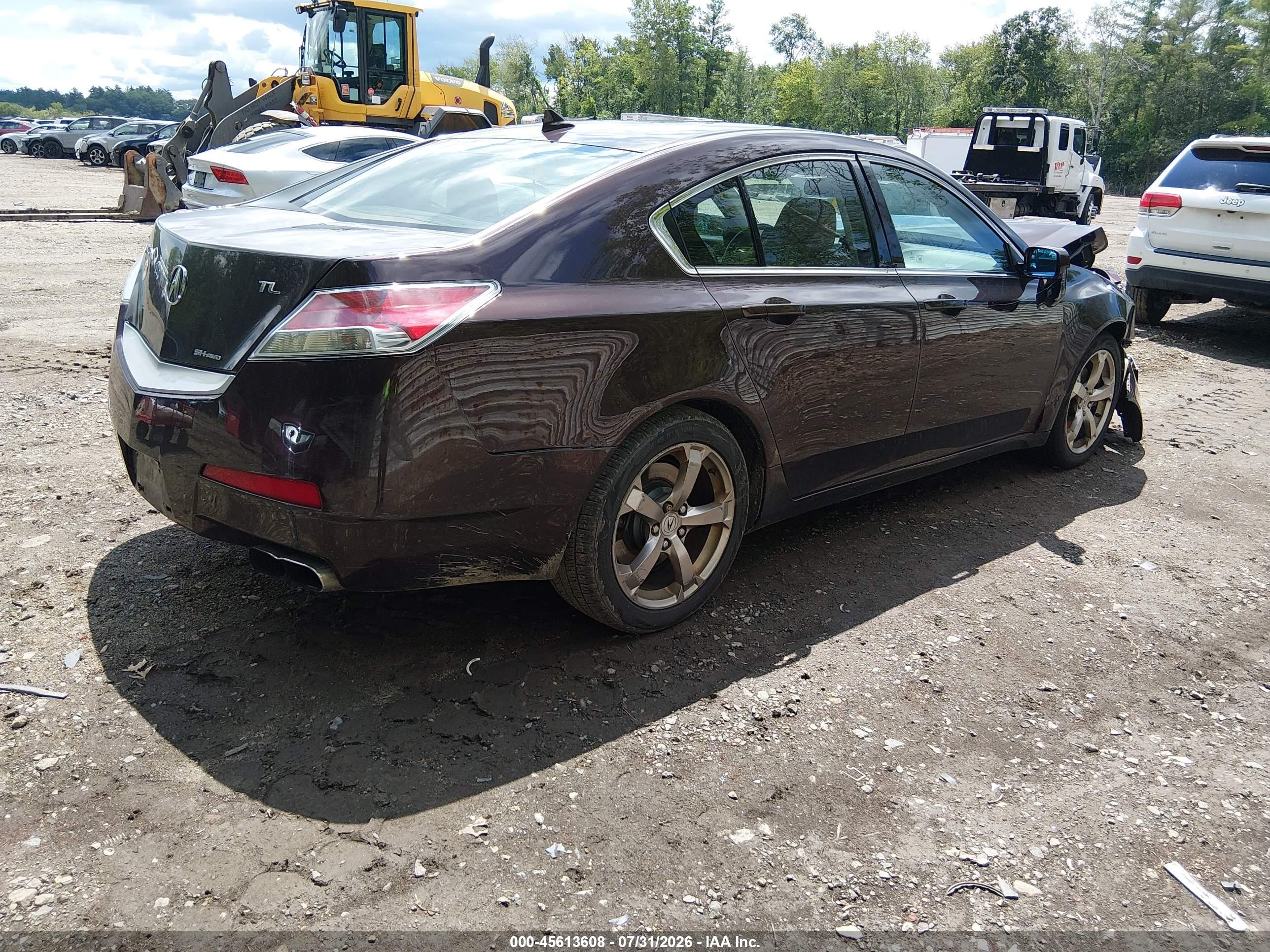 2009 Acura Tl 3.7 Maroon vin: 19UUA96269A000623