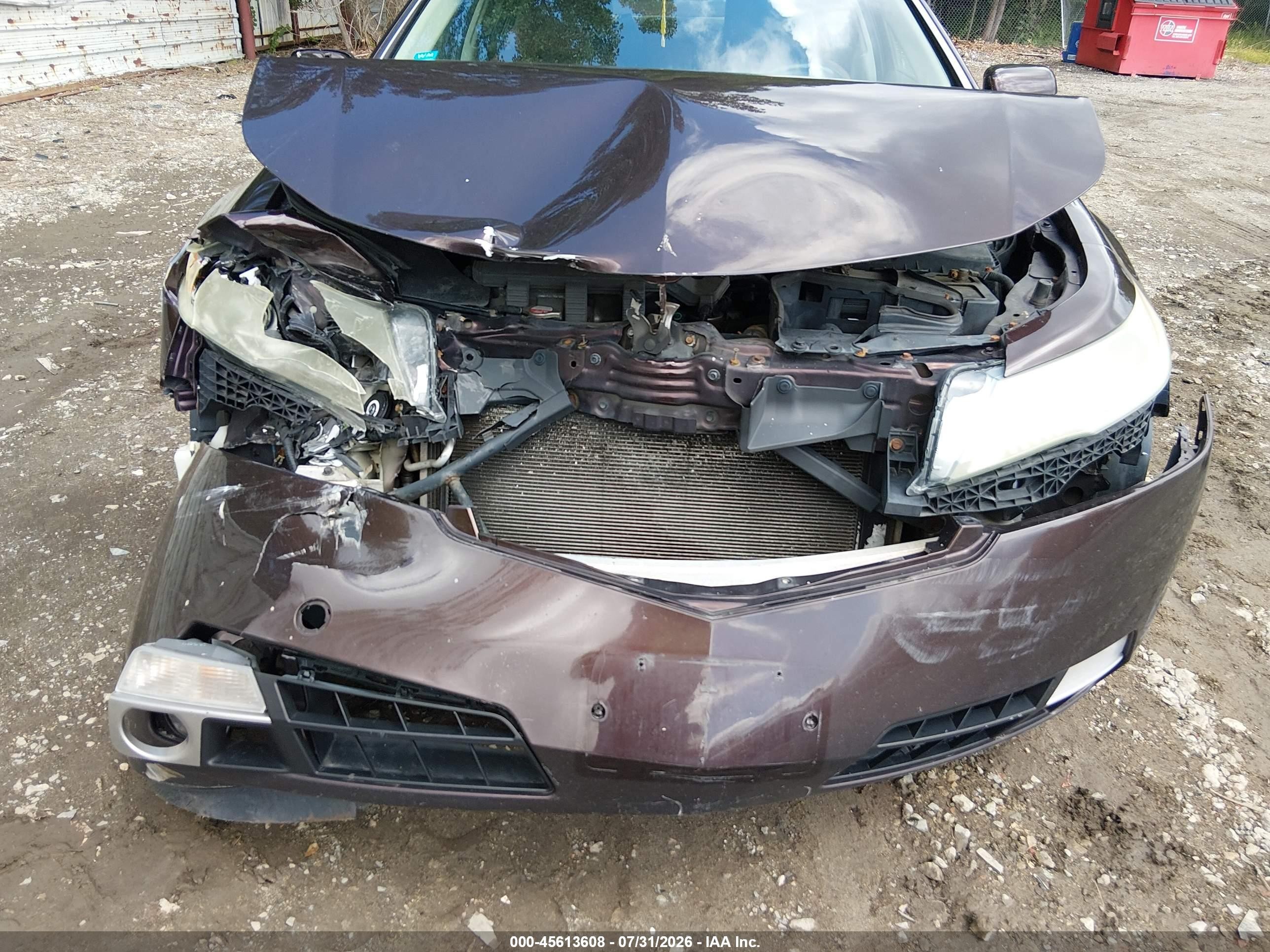 2009 Acura Tl 3.7 Maroon vin: 19UUA96269A000623