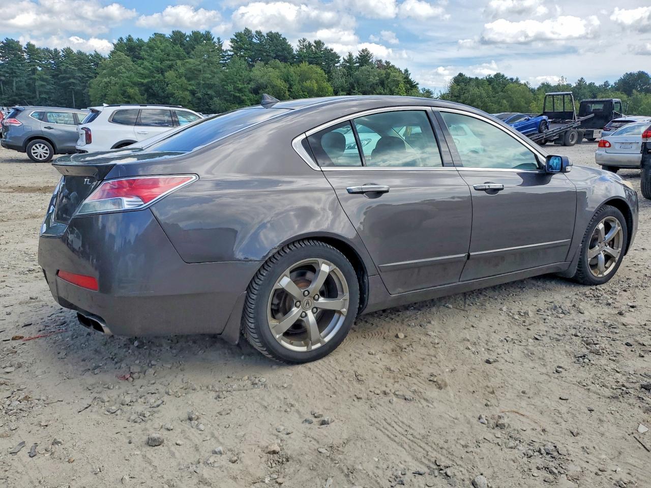 2009 Acura Tl Gray vin: 19UUA96509A002703