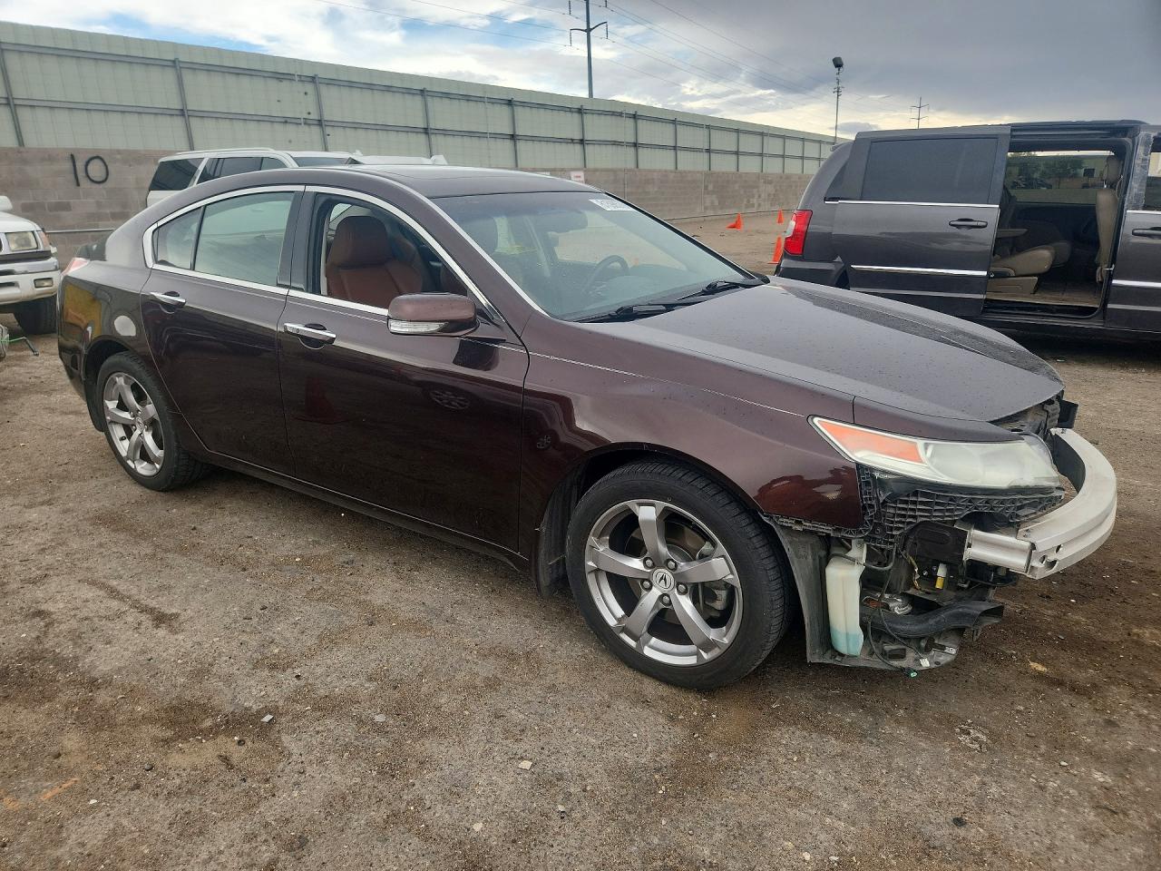 2009 Acura Tl Burgundy vin: 19UUA96519A006632