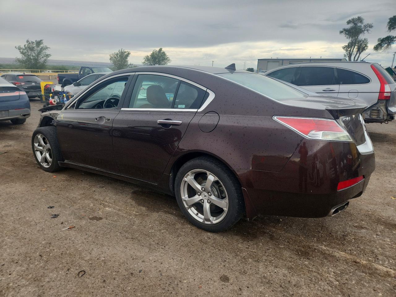 2009 Acura Tl Burgundy vin: 19UUA96519A006632
