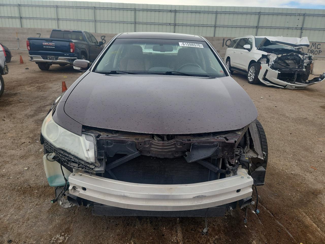 2009 Acura Tl Burgundy vin: 19UUA96519A006632