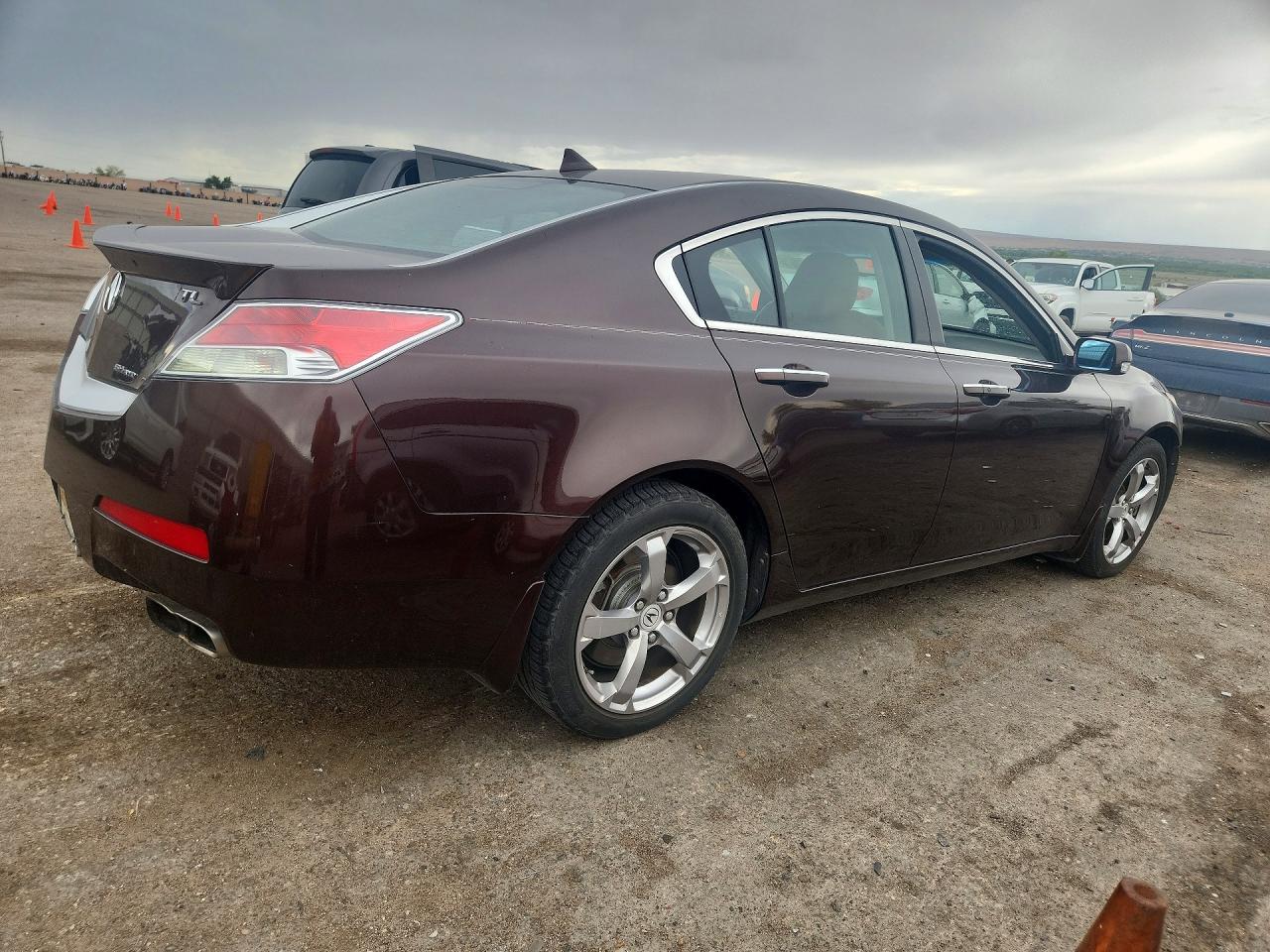 2009 Acura Tl Burgundy vin: 19UUA96519A006632