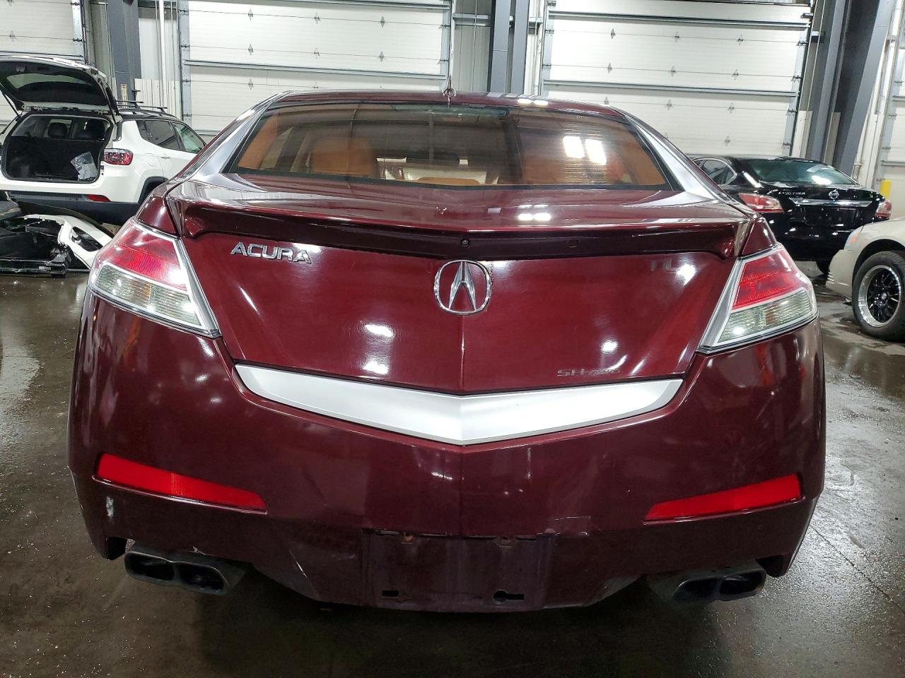 2009 Acura Tl Burgundy vin: 19UUA96539A006311