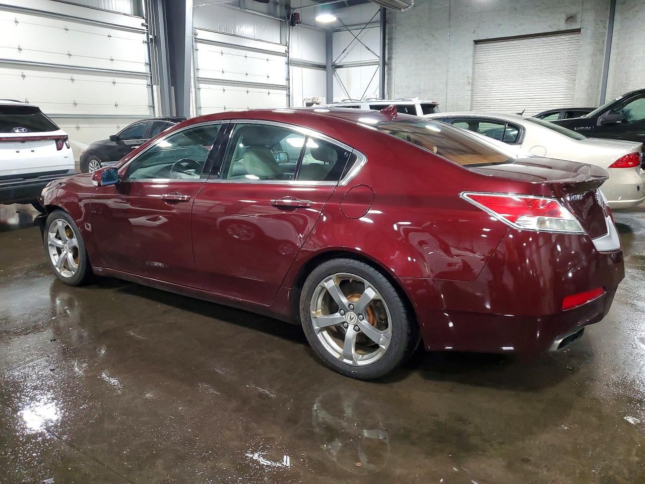 2009 Acura Tl Burgundy vin: 19UUA96539A006311