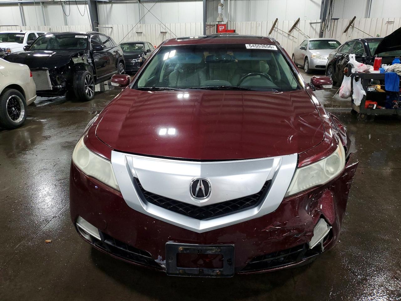 2009 Acura Tl Burgundy vin: 19UUA96539A006311