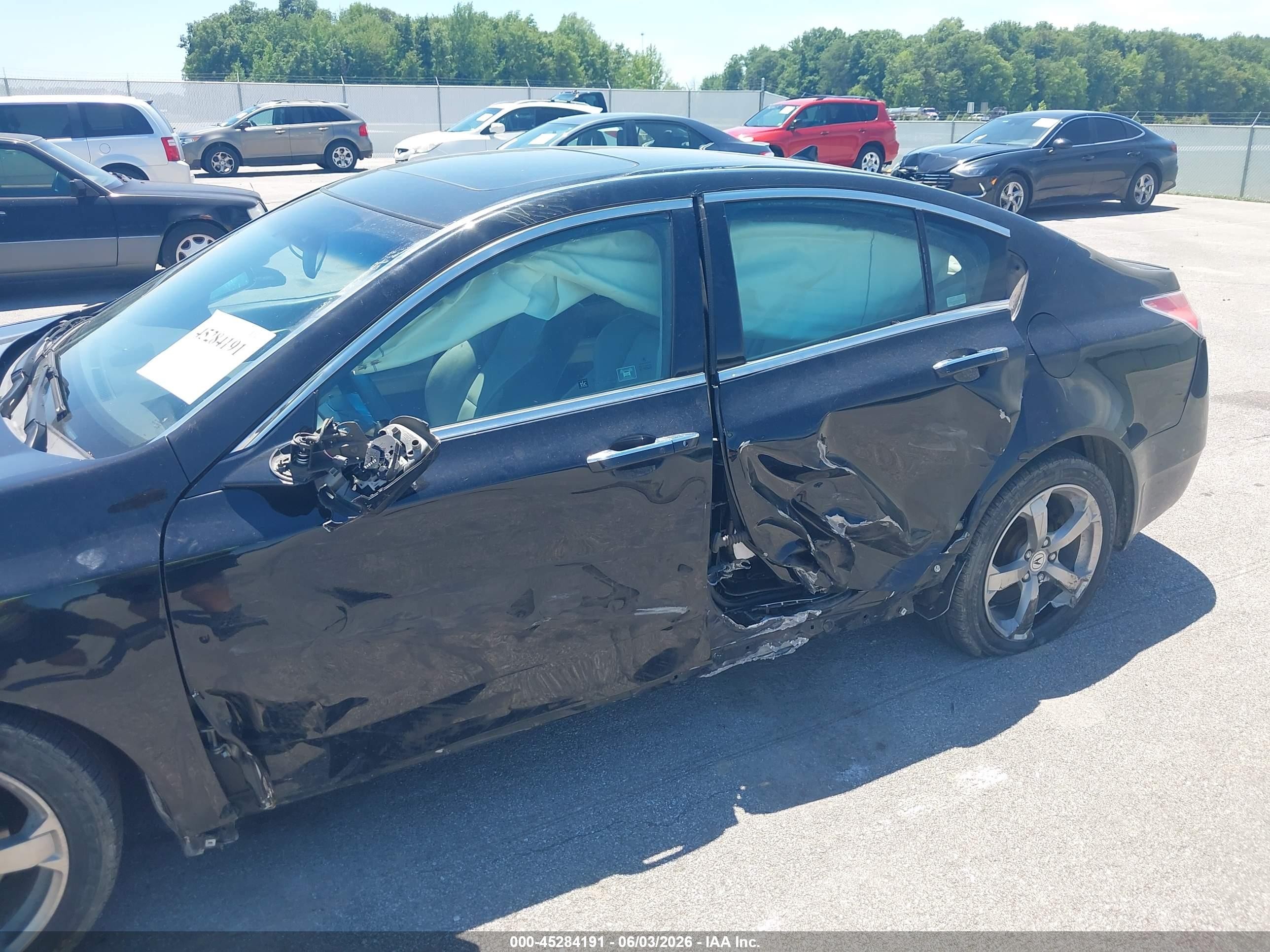 2009 Acura Tl 3.7 Black vin: 19UUA96559A001868