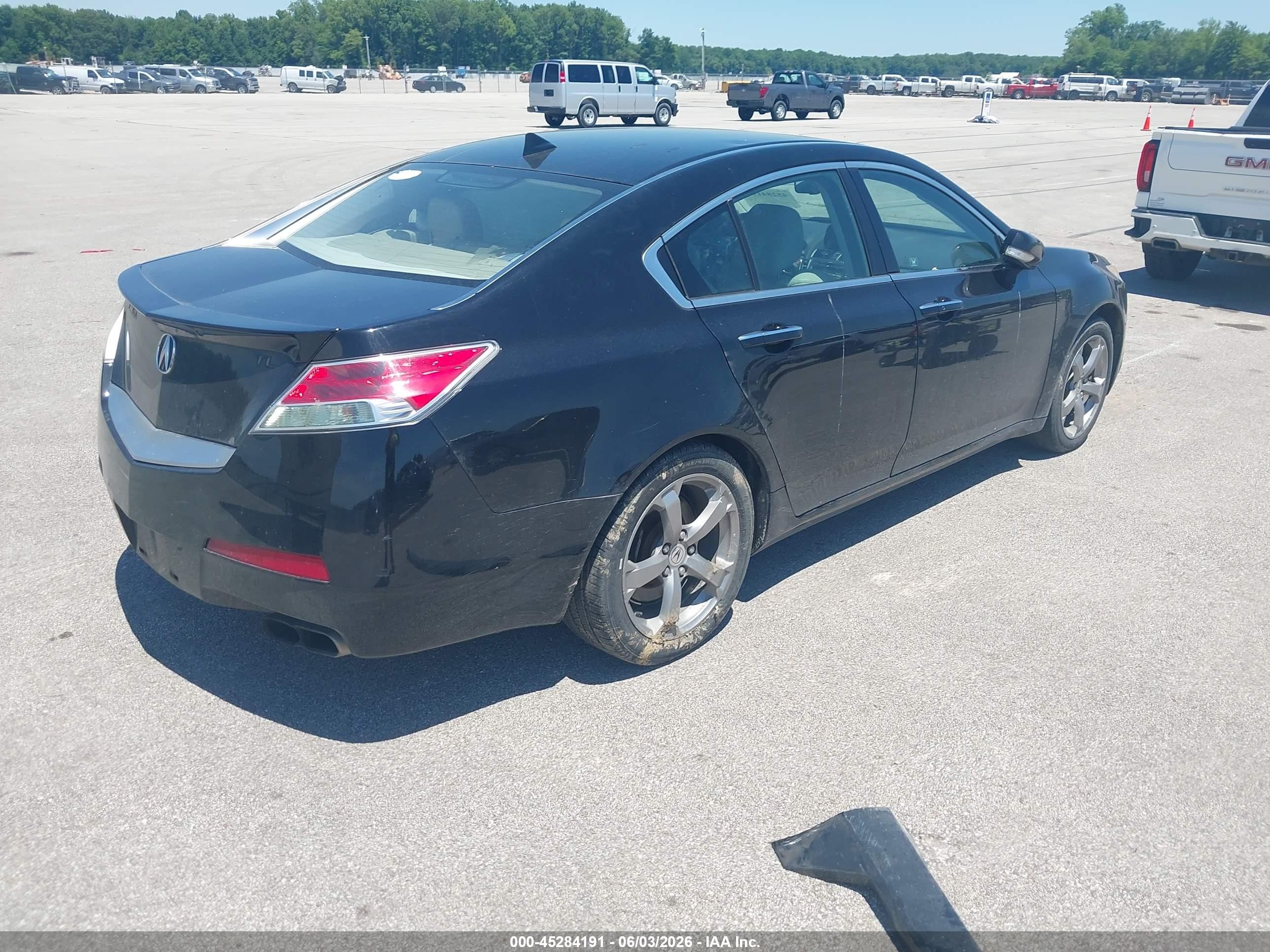 2009 Acura Tl 3.7 Black vin: 19UUA96559A001868
