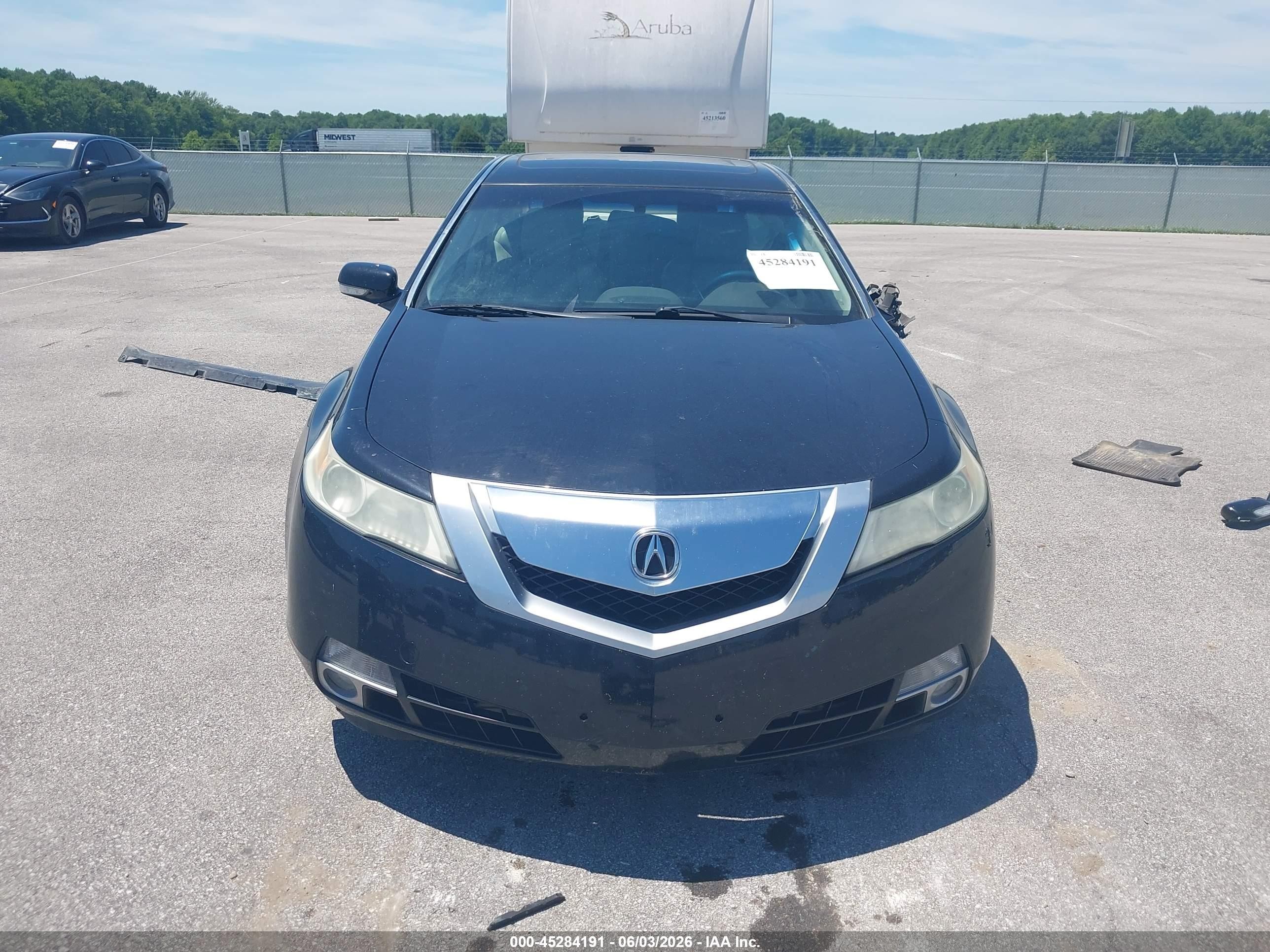 2009 Acura Tl 3.7 Black vin: 19UUA96559A001868