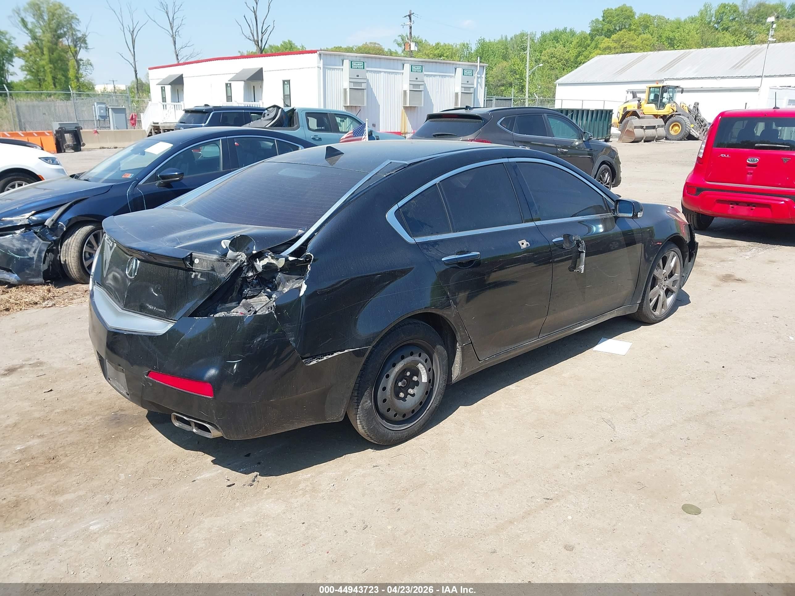 2009 Acura Tl 3.7 Black vin: 19UUA96559A003863