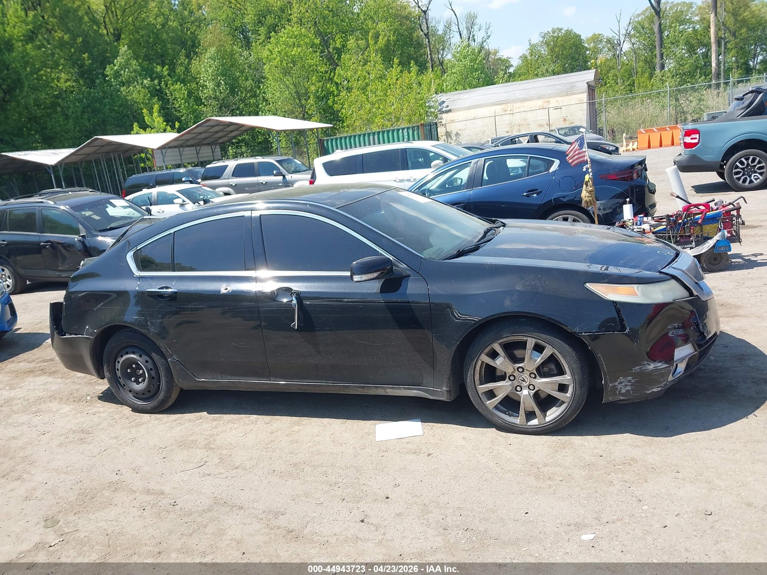 2009 Acura Tl 3.7 Black vin: 19UUA96559A003863