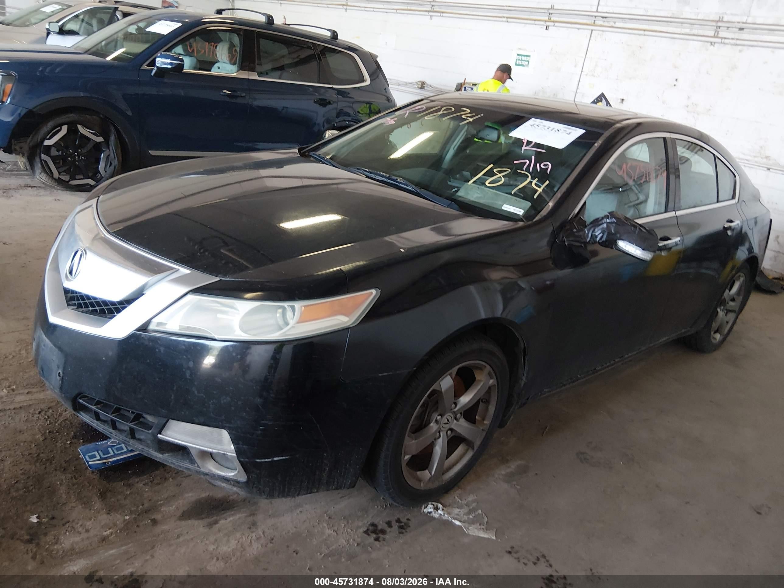 2009 Acura Tl 3.7 Black vin: 19UUA96559A004592