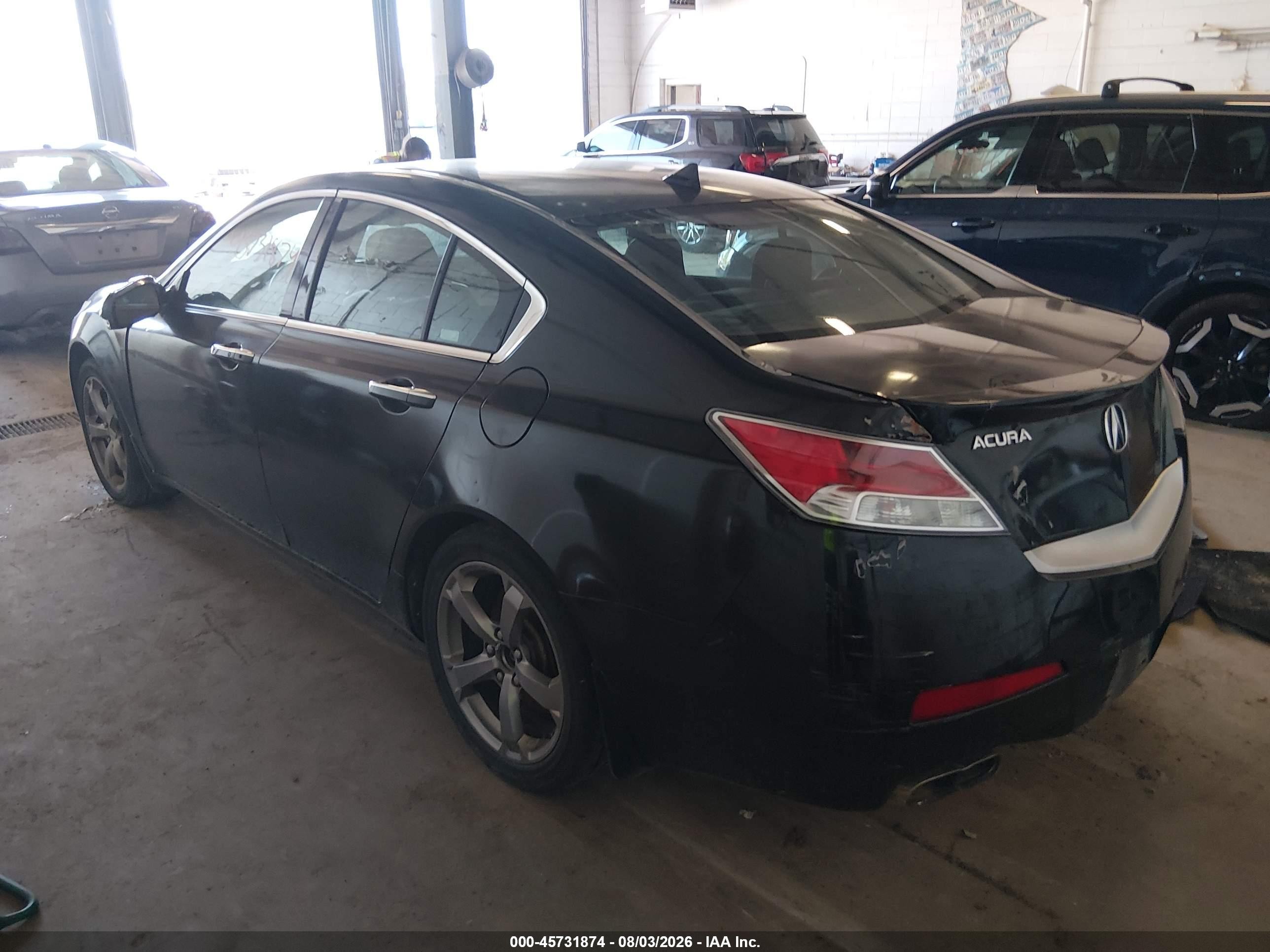 2009 Acura Tl 3.7 Black vin: 19UUA96559A004592