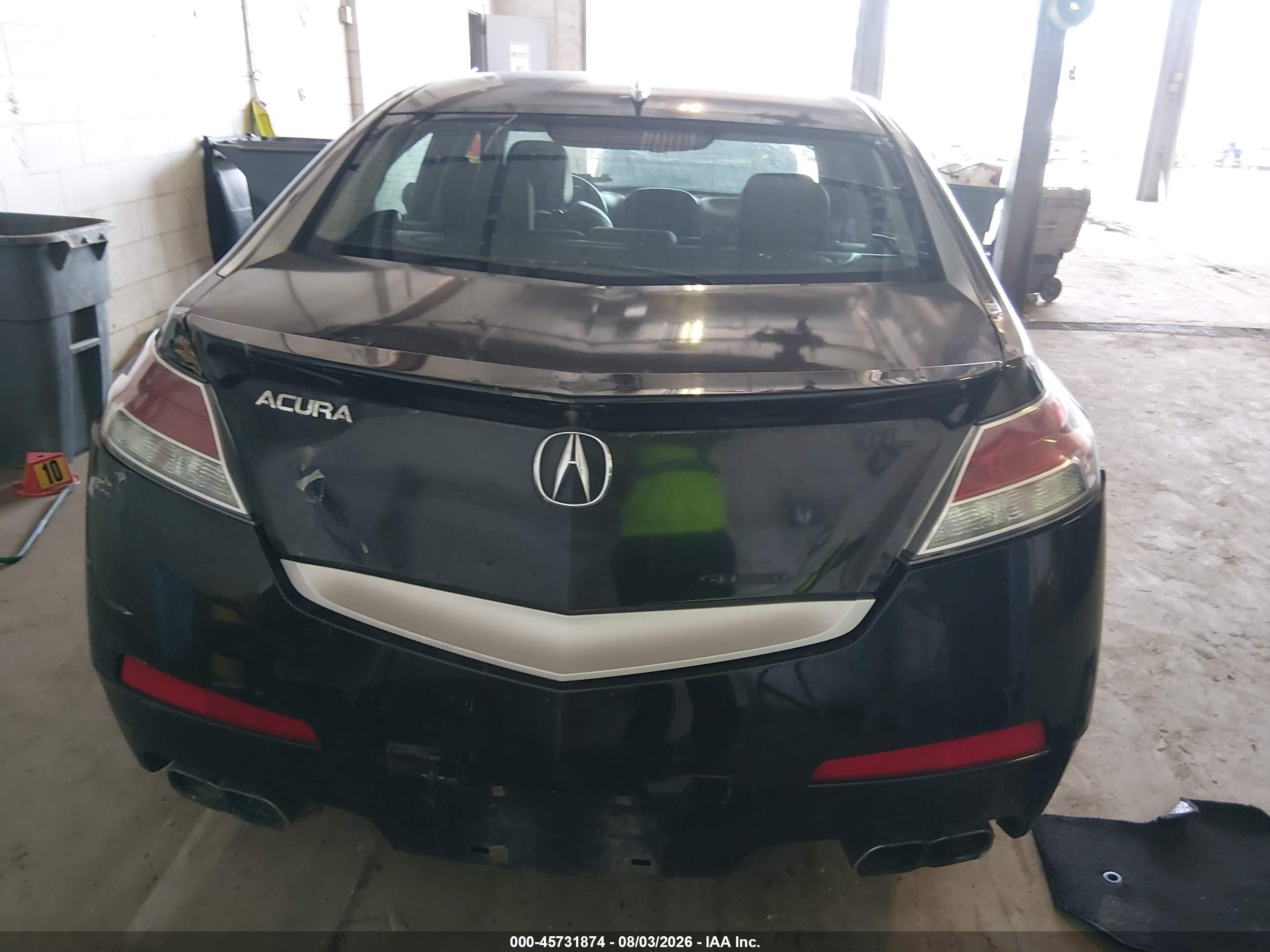 2009 Acura Tl 3.7 Black vin: 19UUA96559A004592