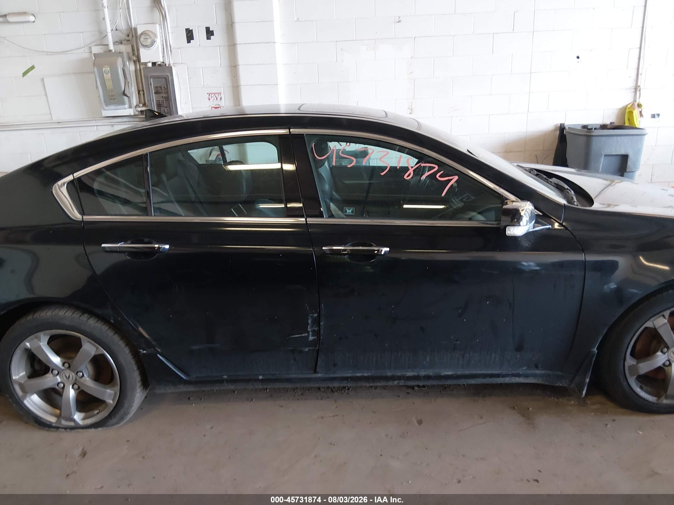 2009 Acura Tl 3.7 Black vin: 19UUA96559A004592