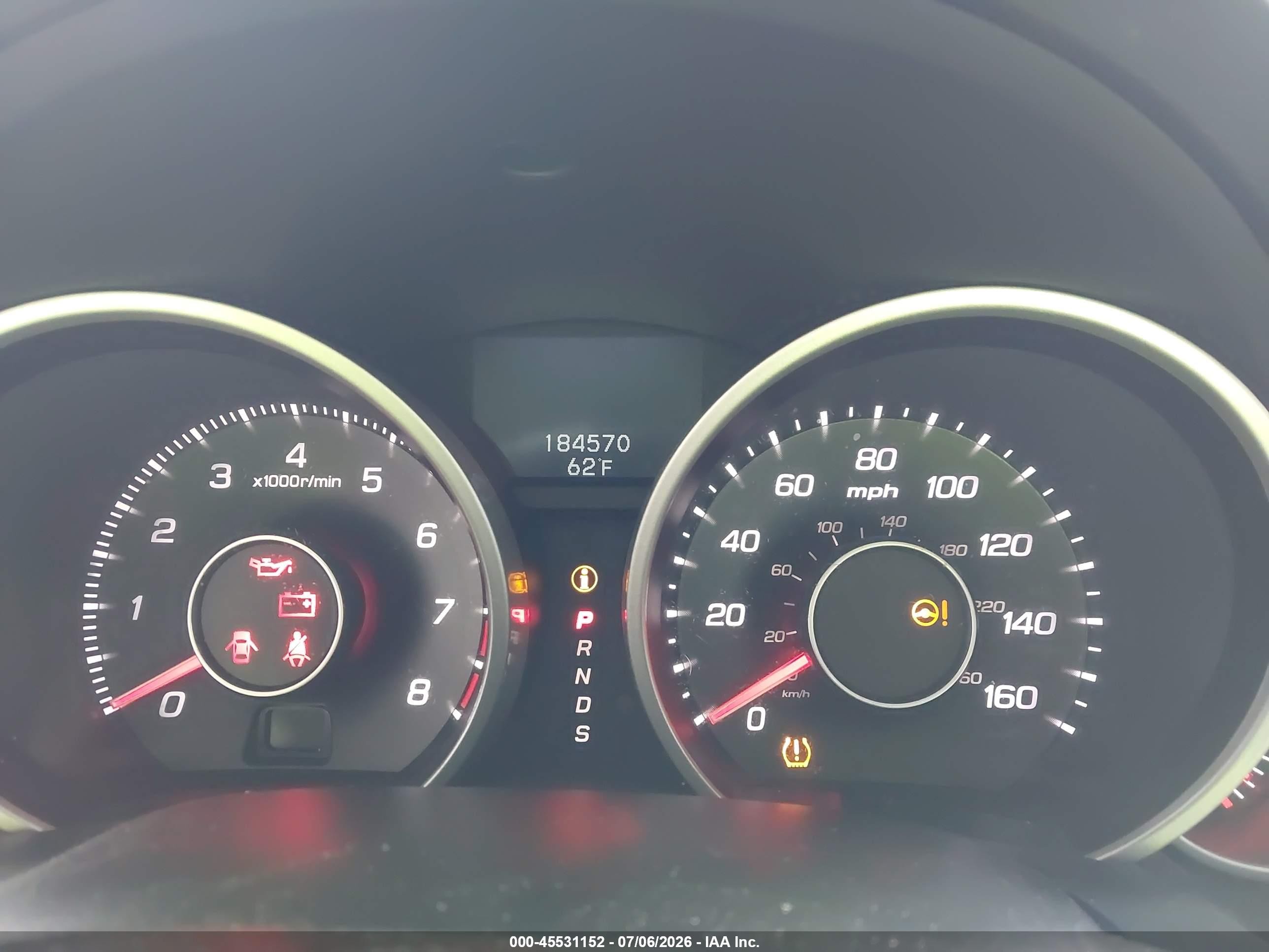 2009 Acura Tl 3.7 White vin: 19UUA96569A006738