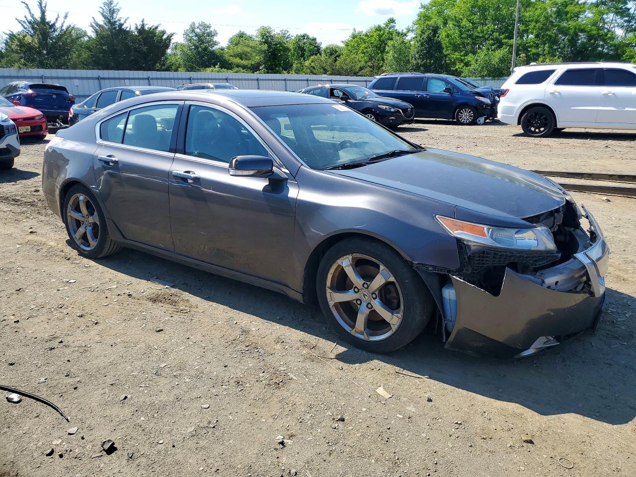 2009 Acura Tl Gray vin: 19UUA96579A005212