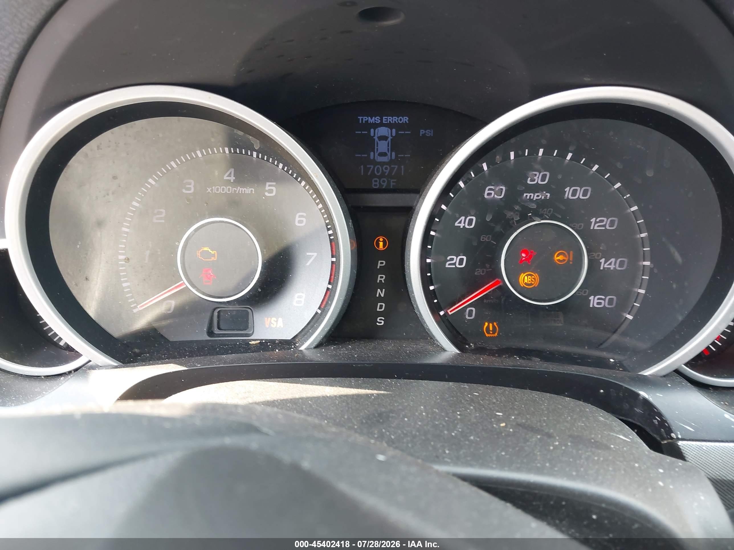 2009 Acura Tl 3.7 Silver vin: 19UUA96589A004344