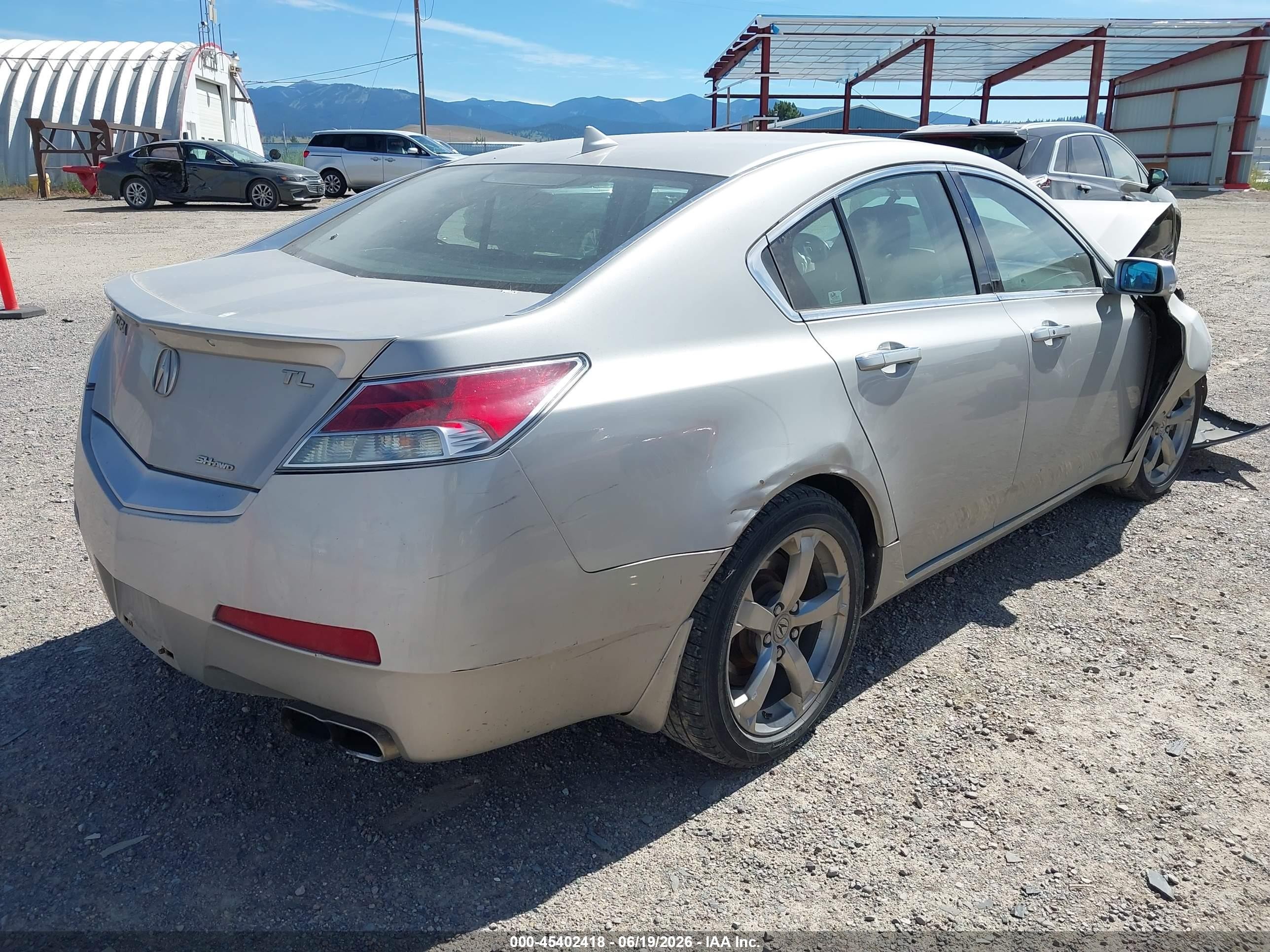 2009 Acura Tl 3.7 Silver vin: 19UUA96589A004344