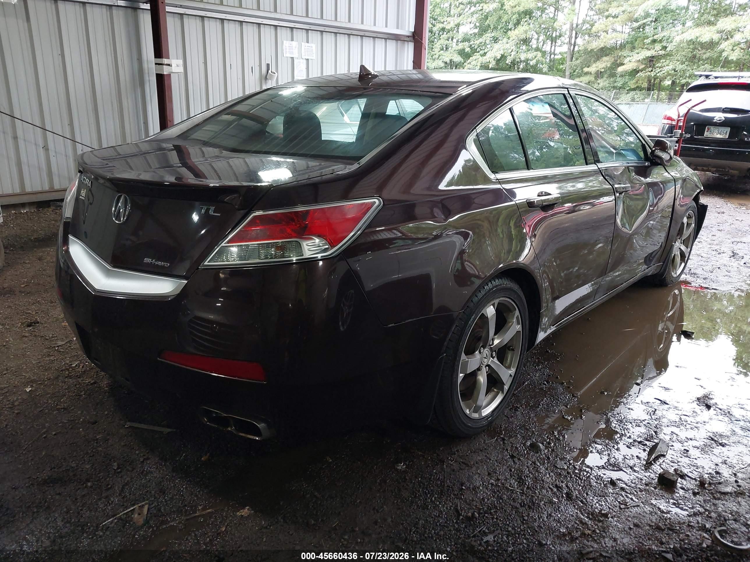 2009 Acura Tl 3.7 Brown vin: 19UUA96599A001646