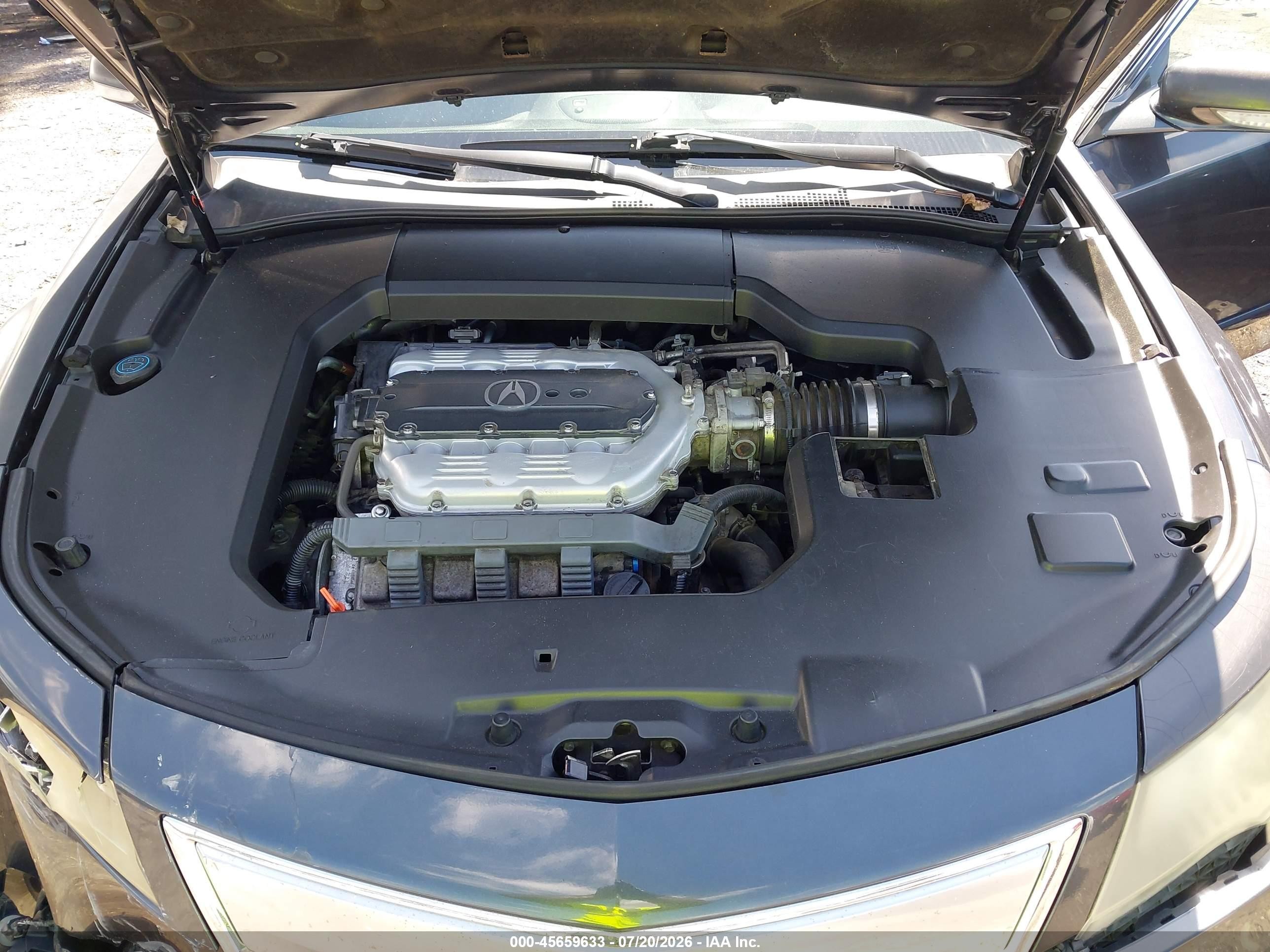 2012 Acura Tl 3.7 Gray vin: 19UUA9E52CA003456