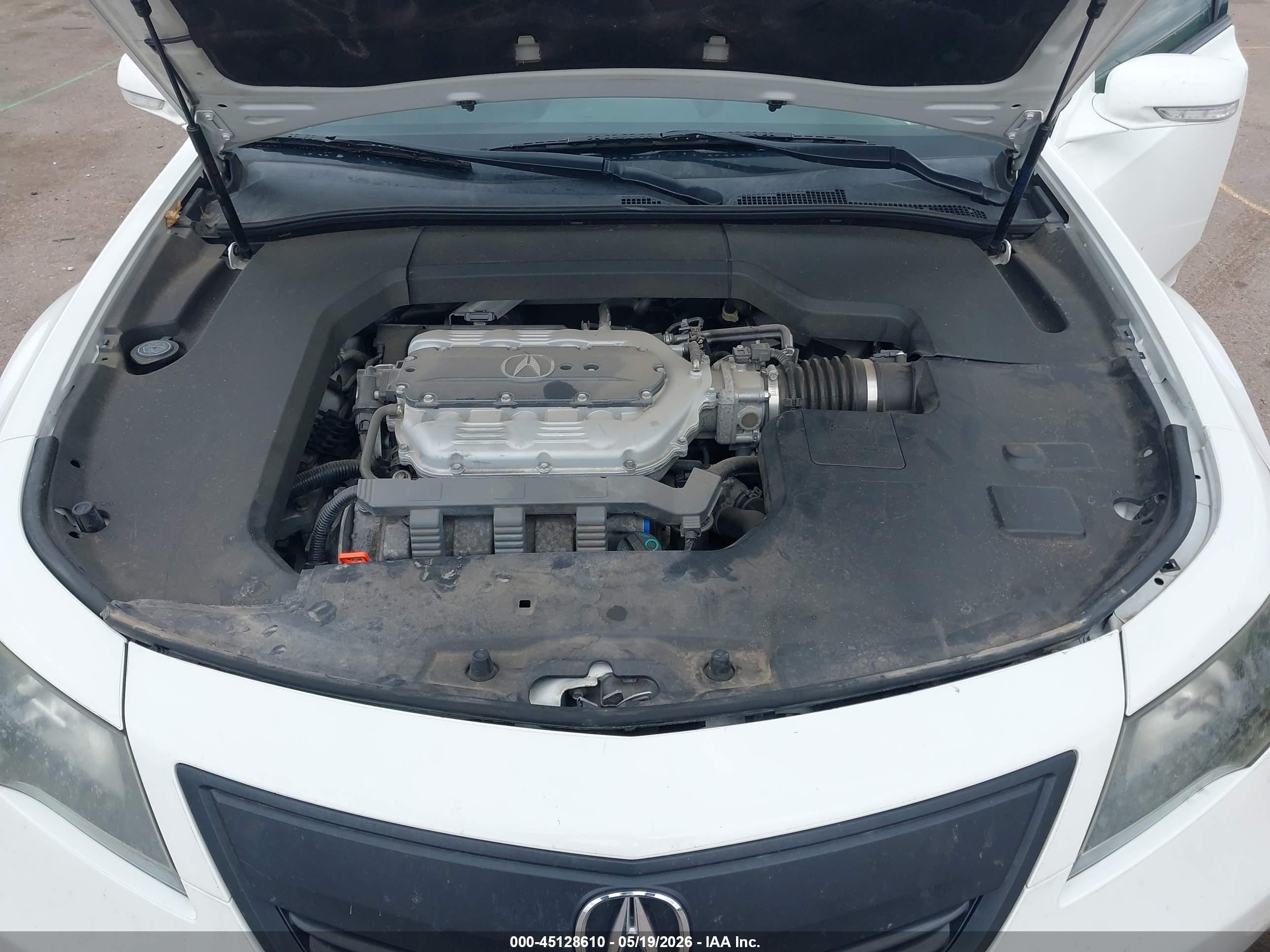 2013 Acura Tl 3.7 White vin: 19UUA9E52DA005645