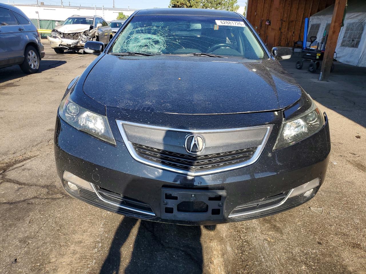 2012 Acura Tl Black vin: 19UUA9E54CA010814