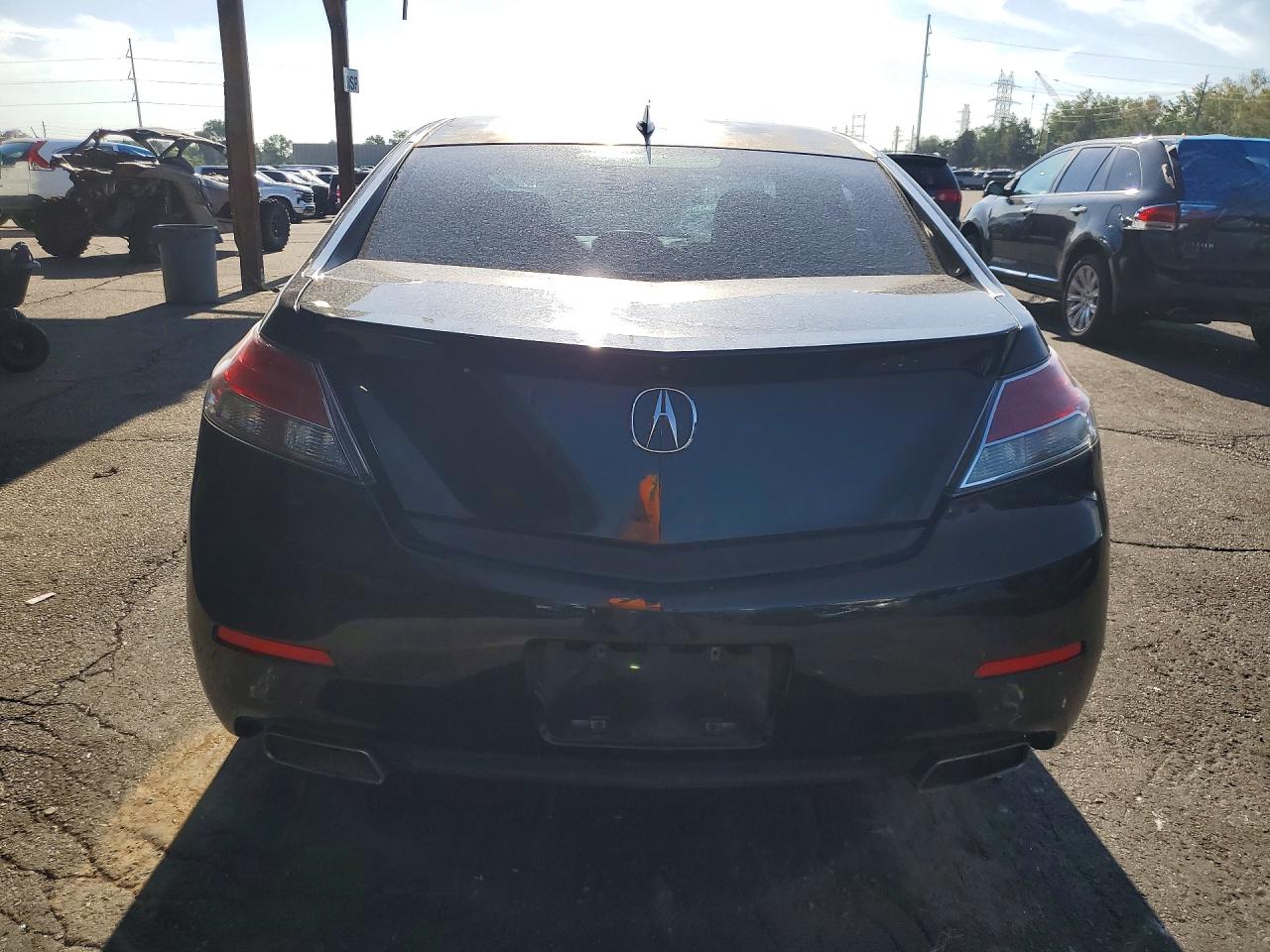 2012 Acura Tl Black vin: 19UUA9E54CA010814