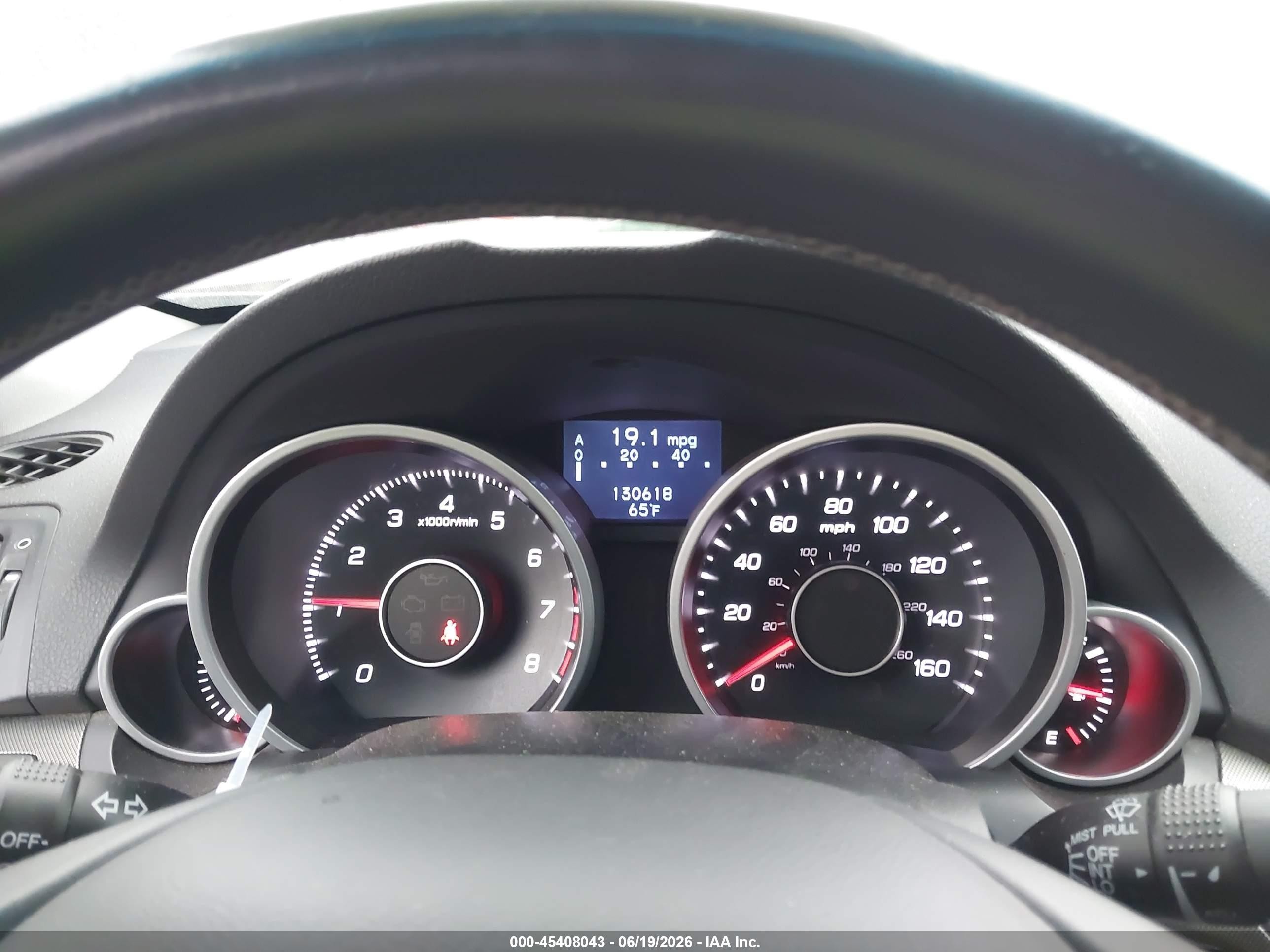 2013 Acura Tl 3.7 Silver vin: 19UUA9E54DA004545