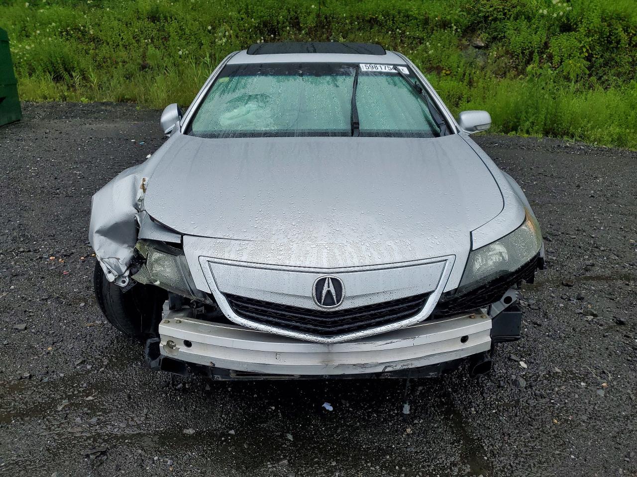 2013 Acura Tl Серебряный vin: 19UUA9F20DA004871