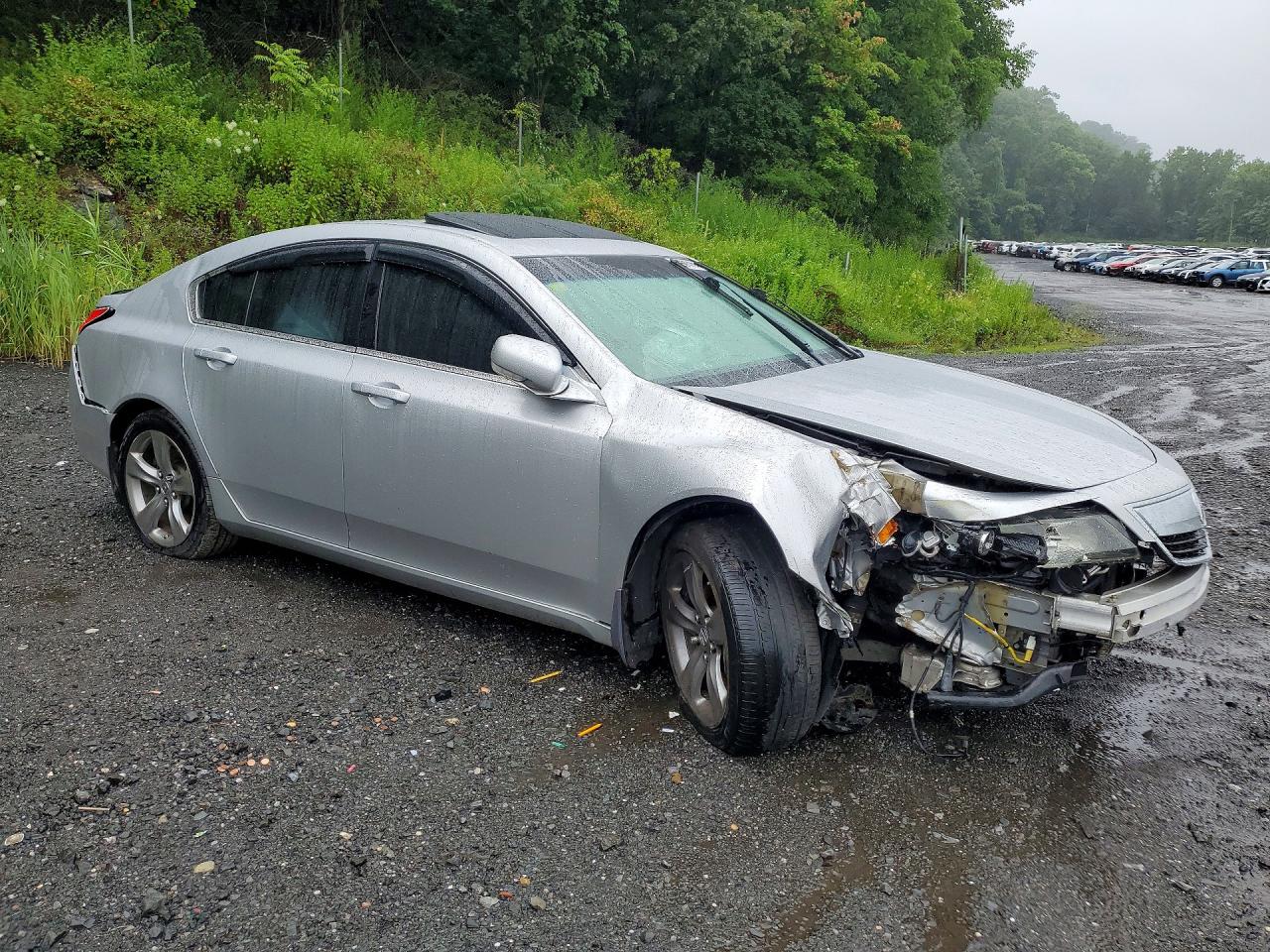 2013 Acura Tl Серебряный vin: 19UUA9F20DA004871