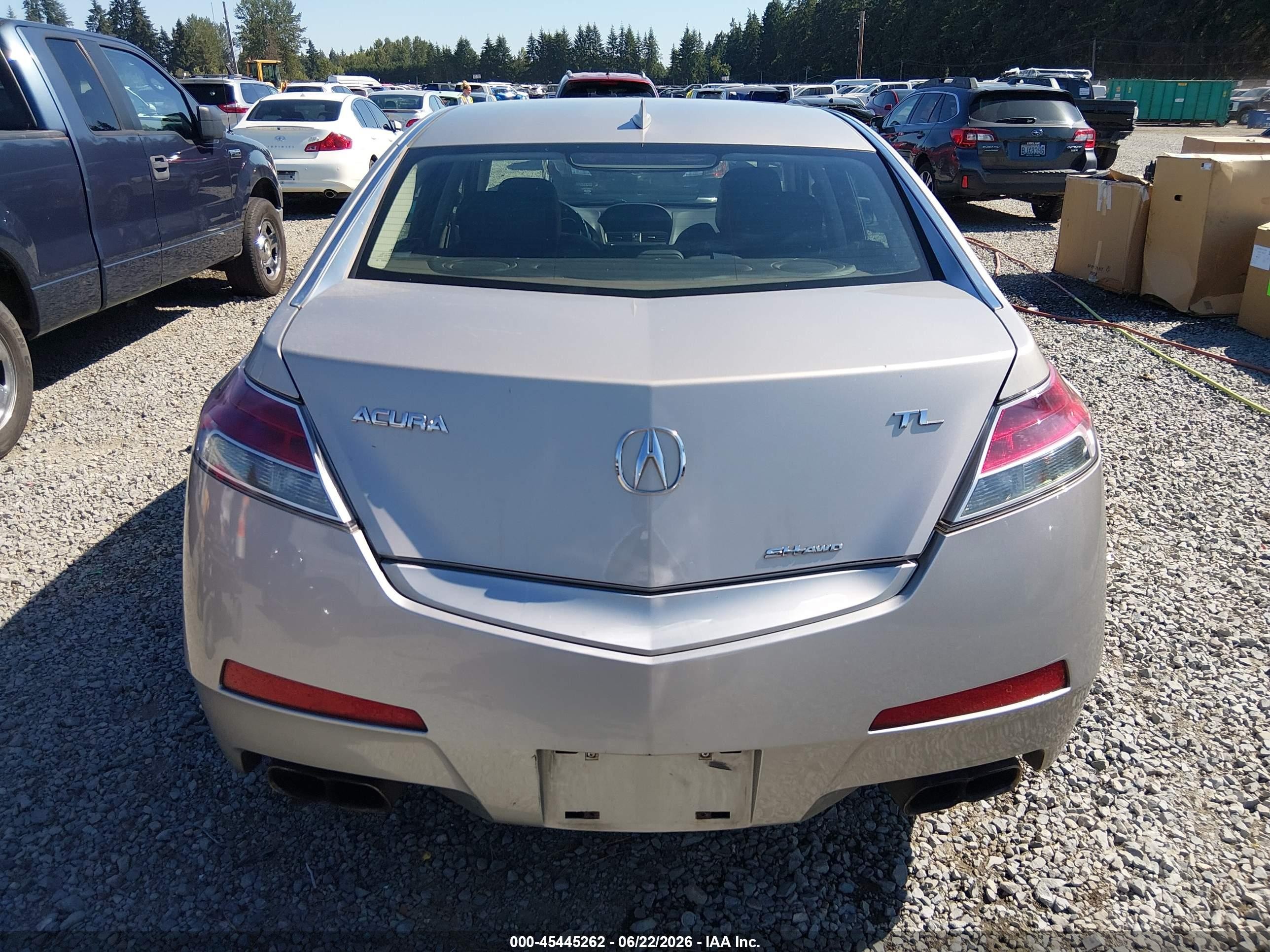 2010 Acura Tl 3.7 Silver vin: 19UUA9F21AA800766