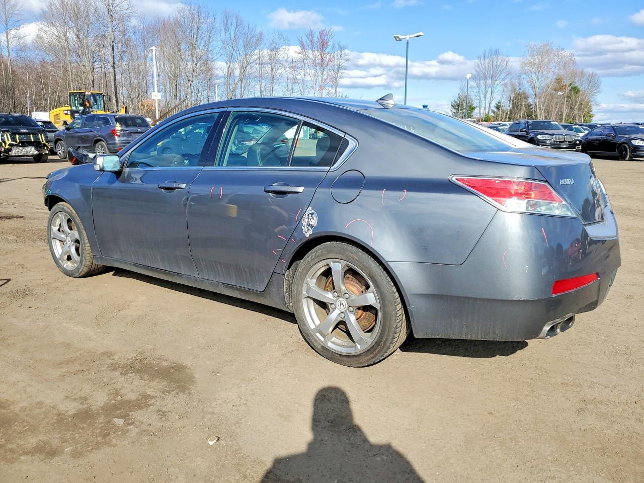 2010 Acura Tl Gray vin: 19UUA9F22AA001689