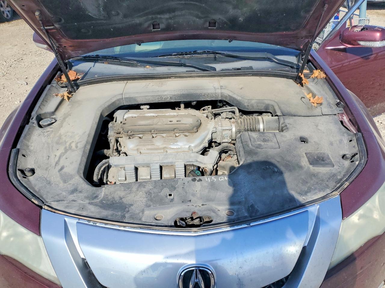 2010 Acura Tl Темно-бордовый vin: 19UUA9F23AA001233