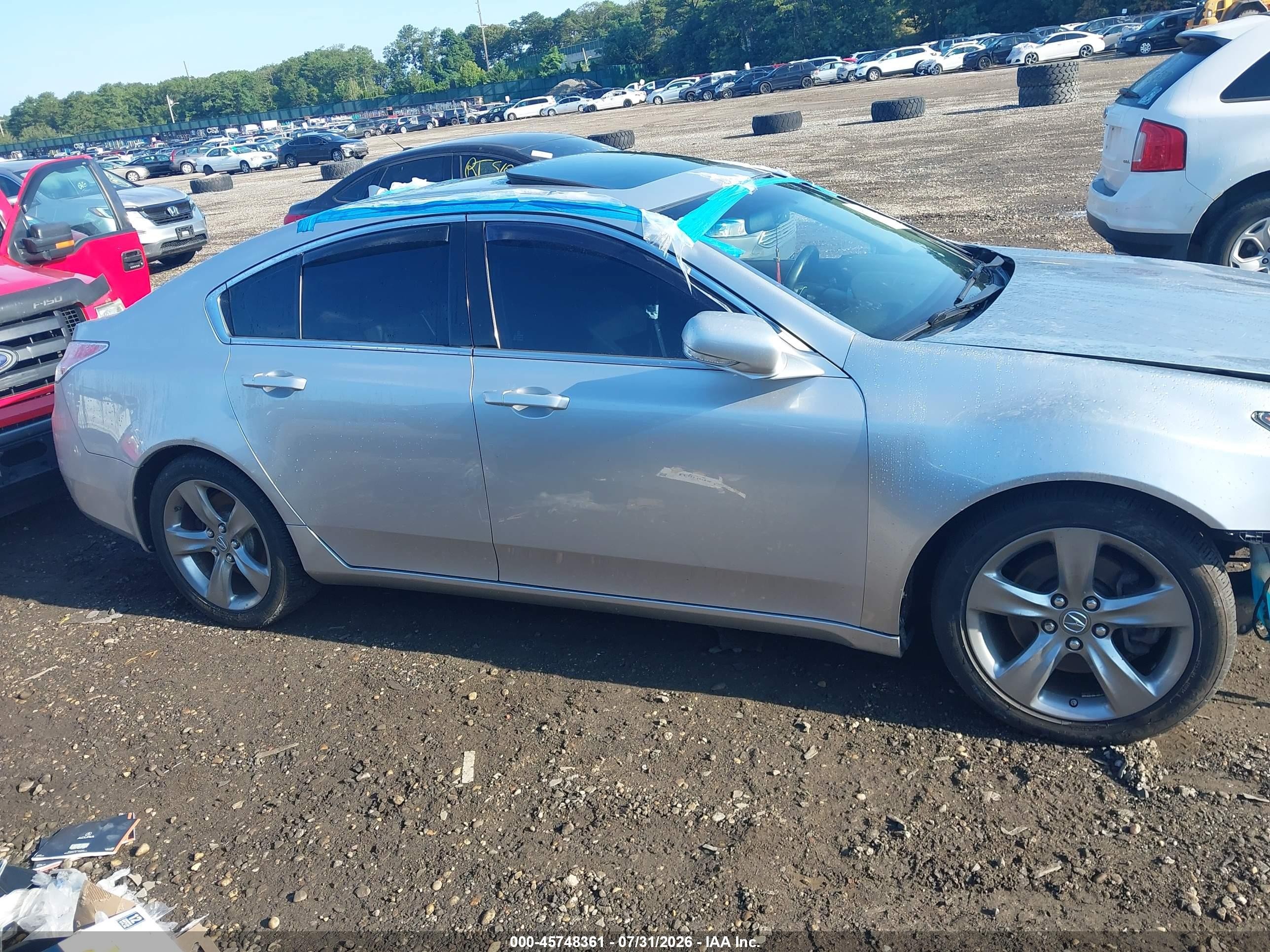 2012 Acura Tl 3.7 Silver vin: 19UUA9F23CA003597