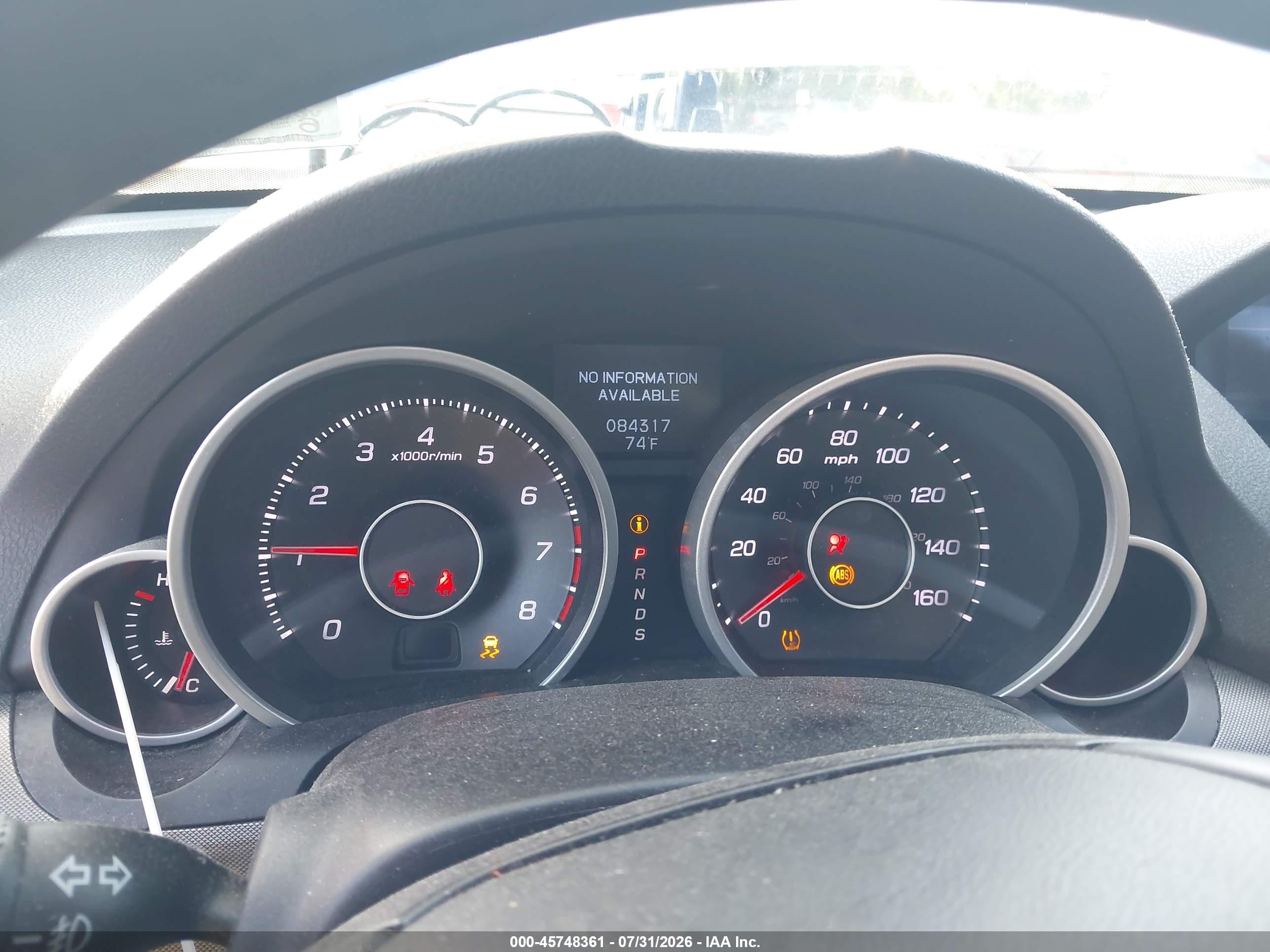 2012 Acura Tl 3.7 Silver vin: 19UUA9F23CA003597