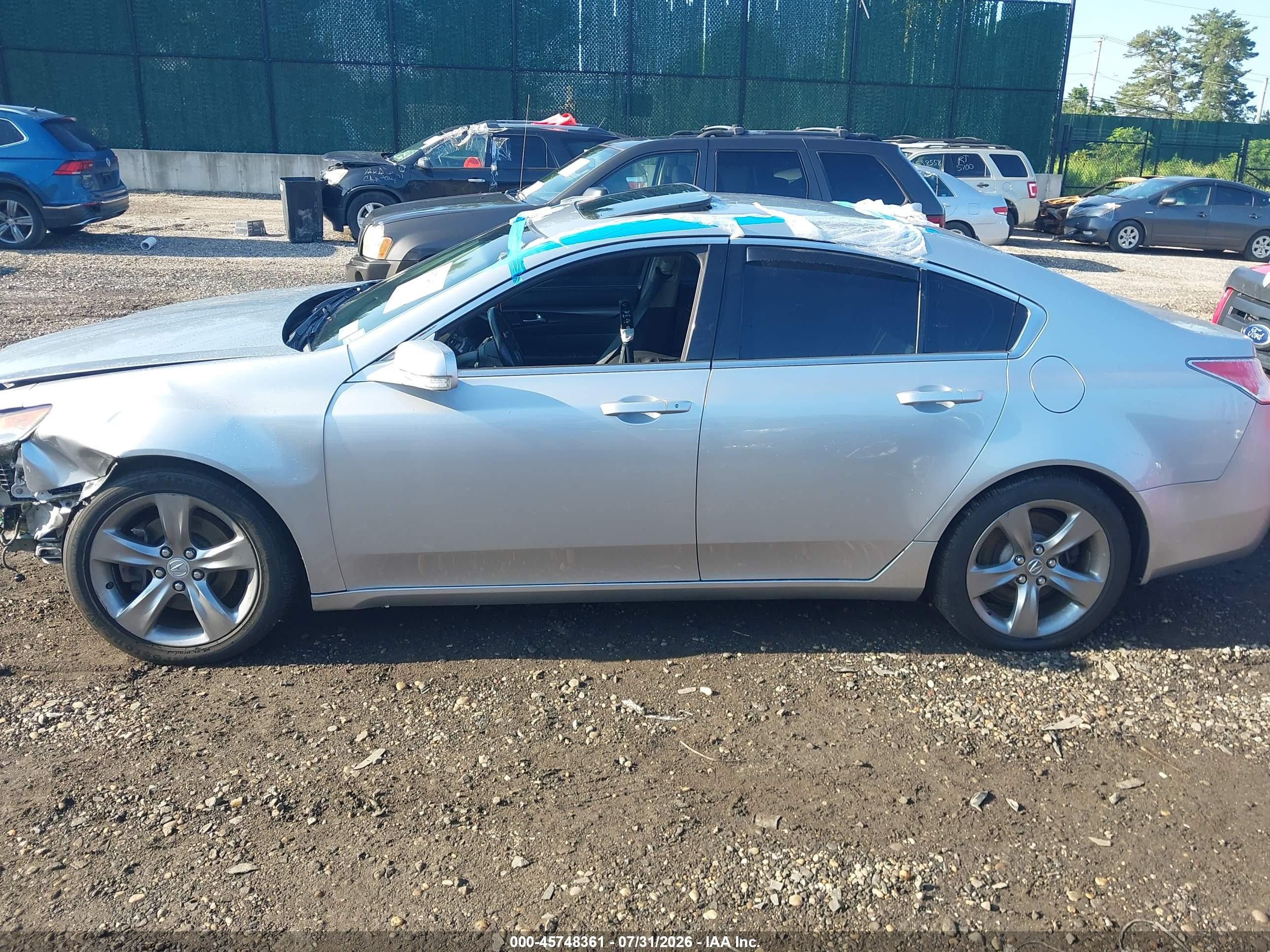 2012 Acura Tl 3.7 Silver vin: 19UUA9F23CA003597