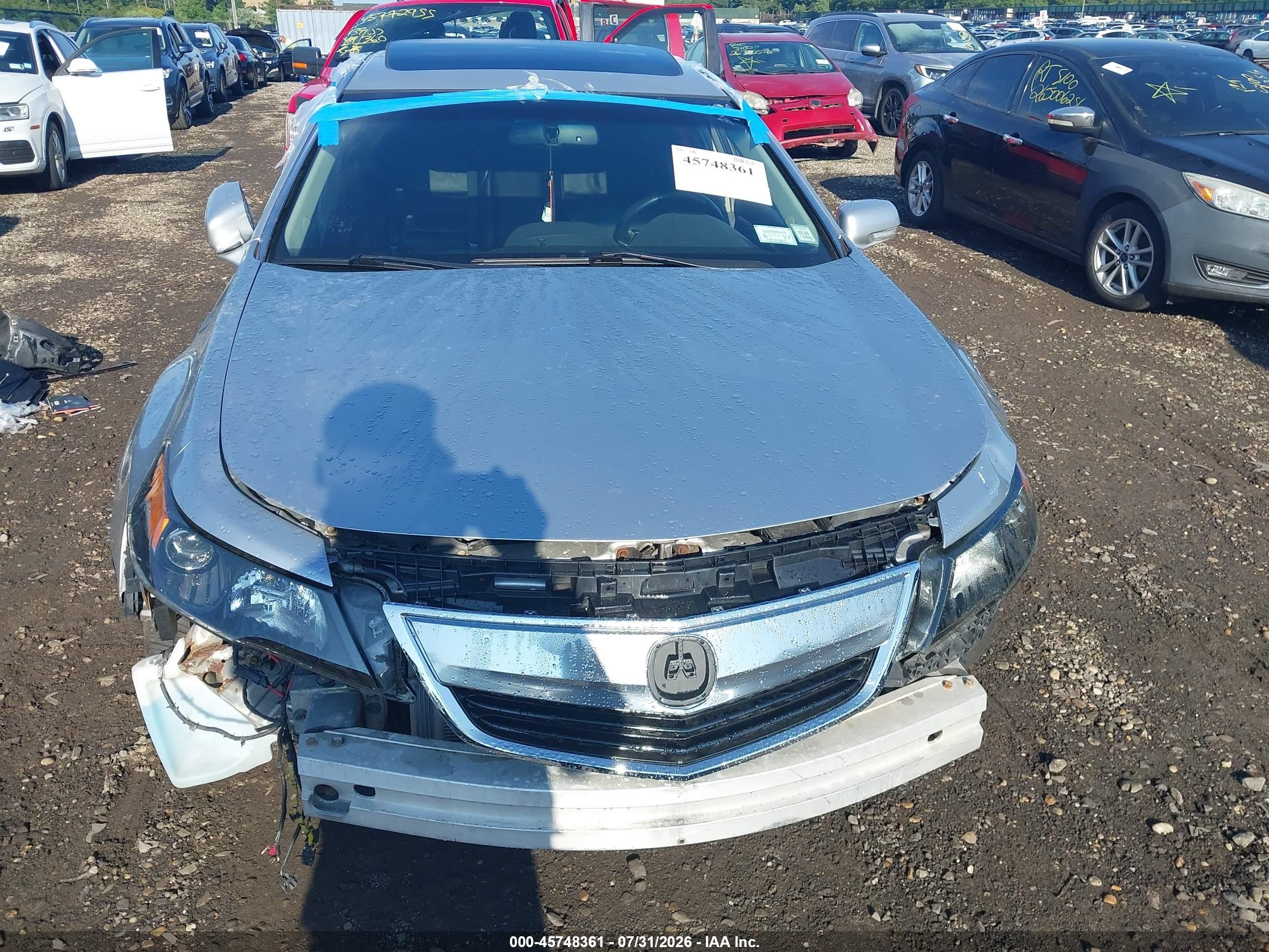 2012 Acura Tl 3.7 Silver vin: 19UUA9F23CA003597