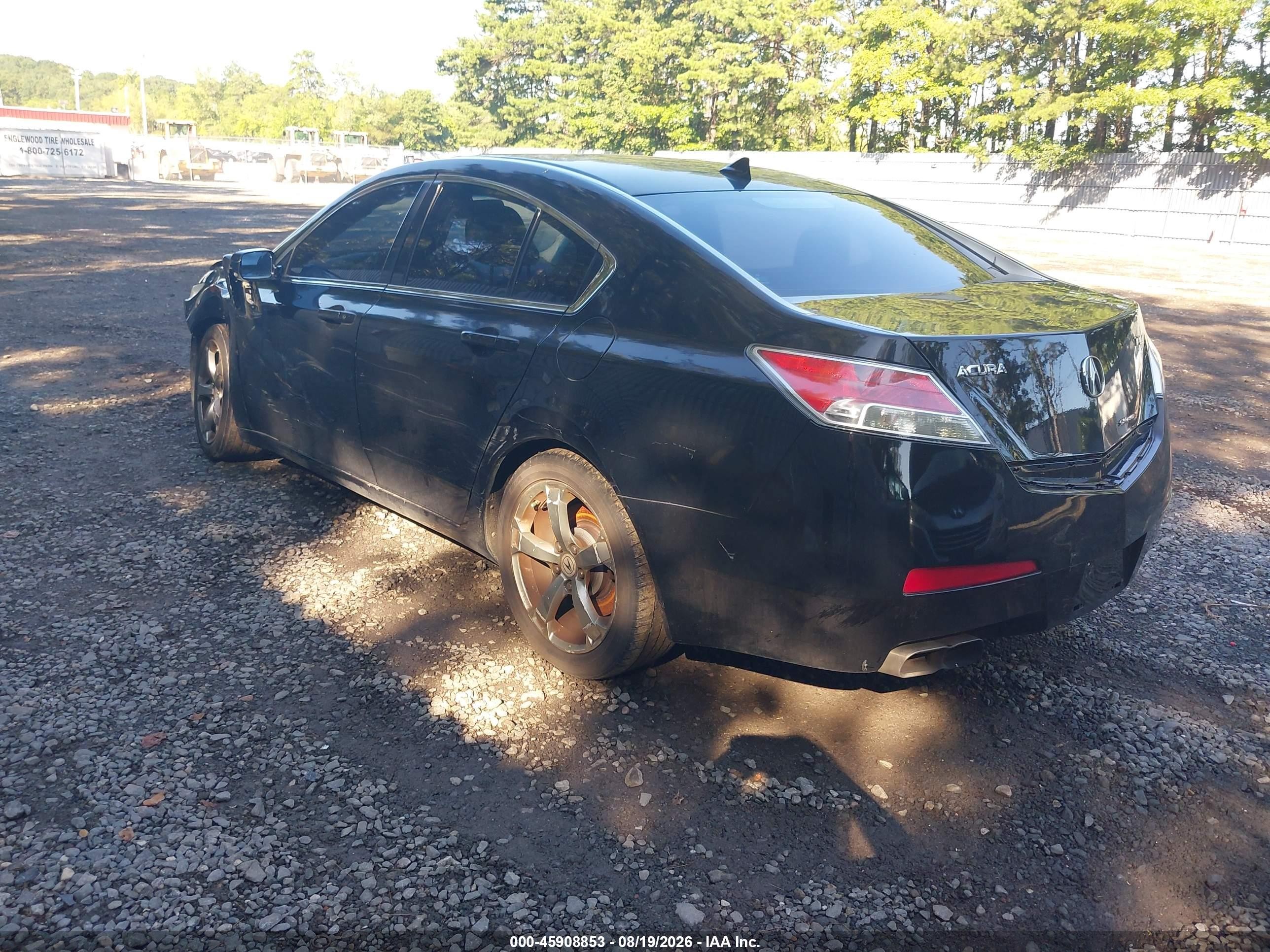 2010 Acura Tl 3.7 Black vin: 19UUA9F25AA008314