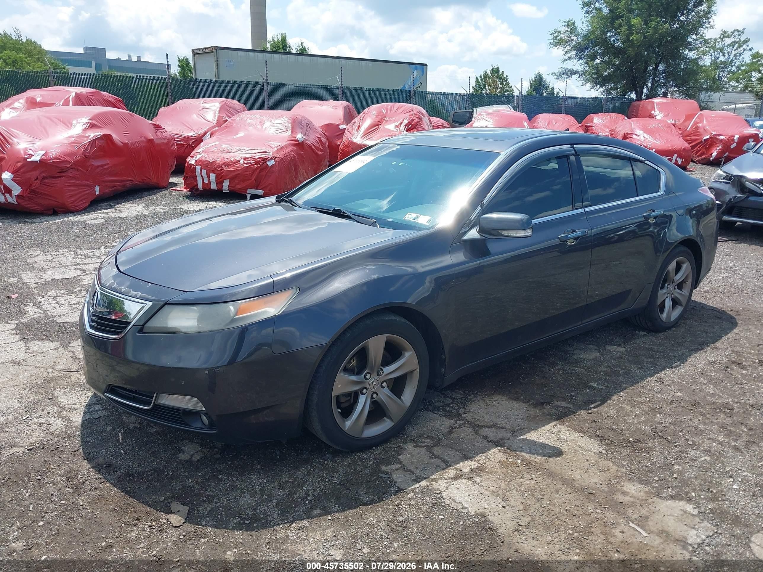 2012 Acura Tl 3.7 Gray vin: 19UUA9F26CA010981