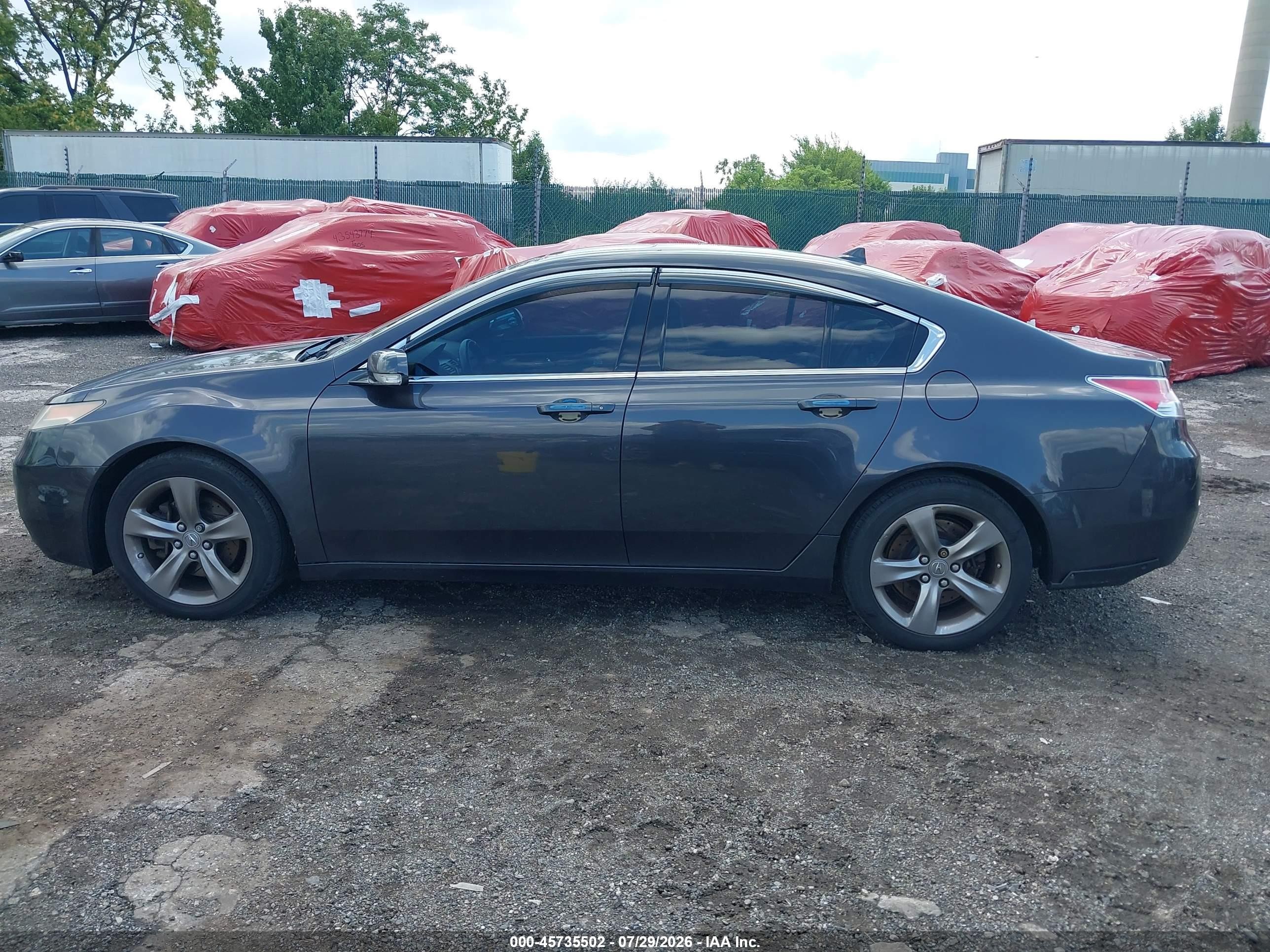 2012 Acura Tl 3.7 Gray vin: 19UUA9F26CA010981