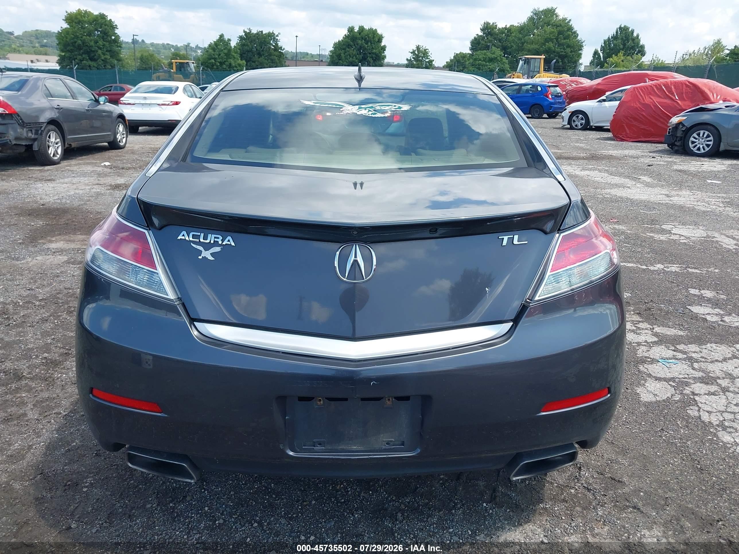 2012 Acura Tl 3.7 Gray vin: 19UUA9F26CA010981